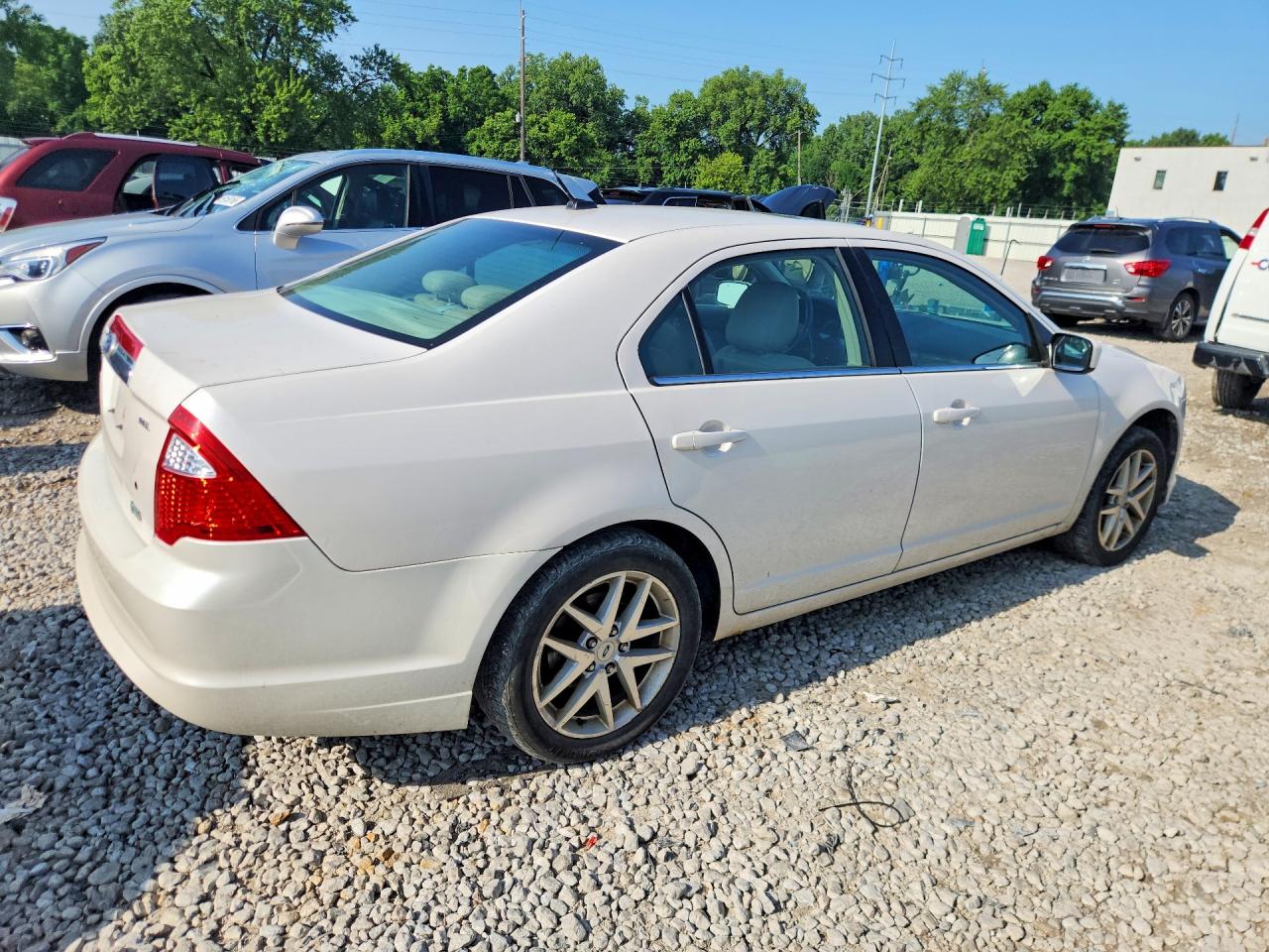 2010 Ford Fusion Sel White vin: 3FAHP0JG7AR317162