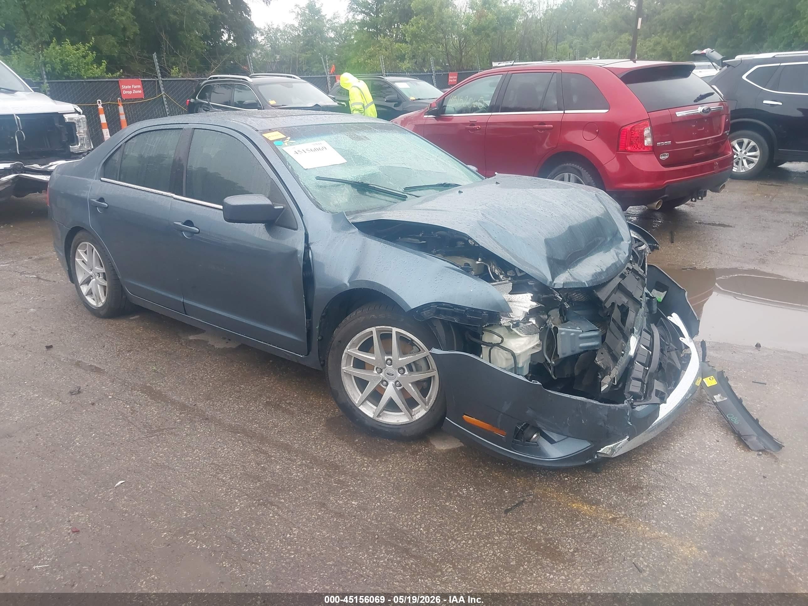 2011 Ford Fusion Sel Blue vin: 3FAHP0JG7BR166017