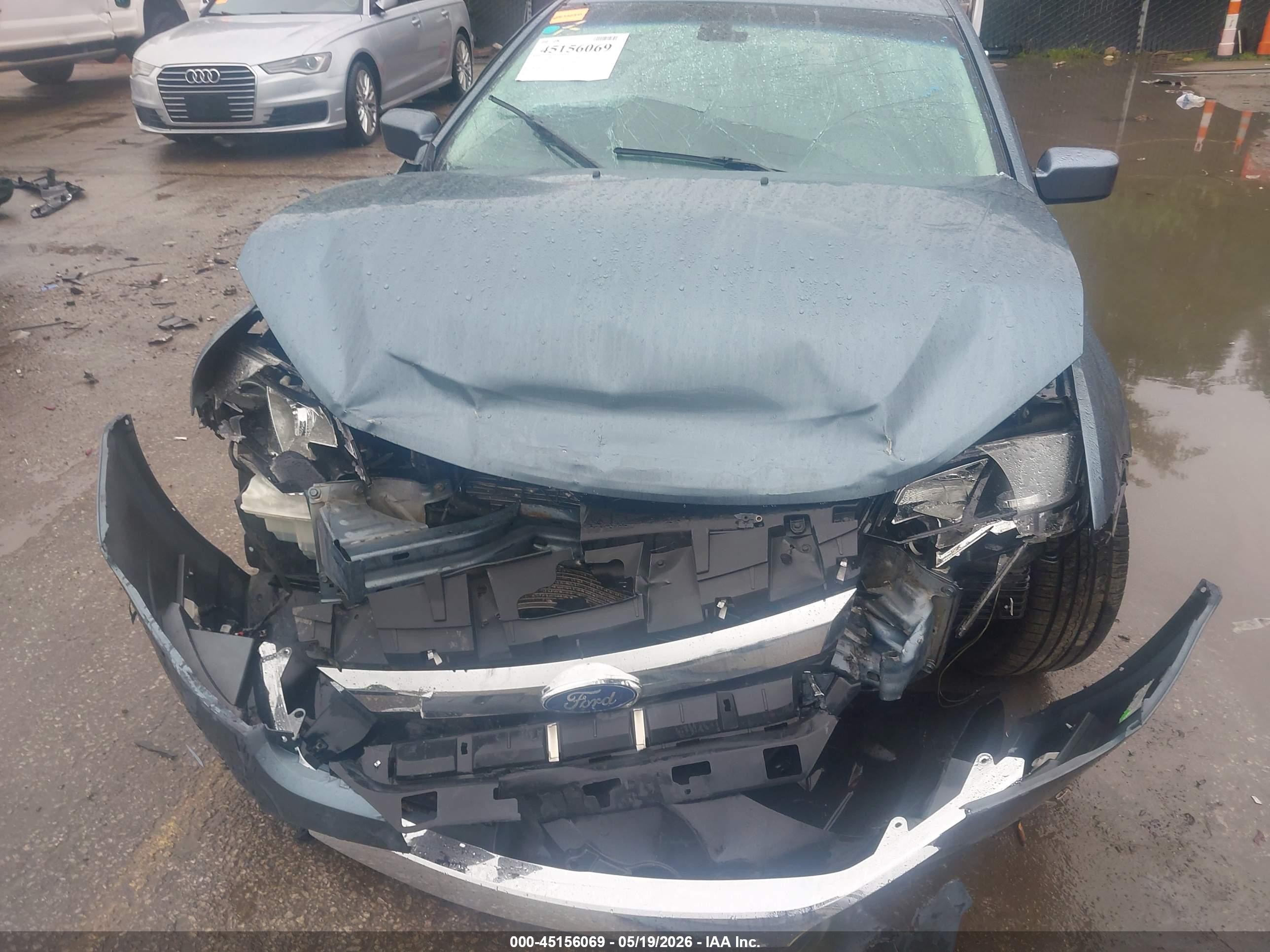2011 Ford Fusion Sel Blue vin: 3FAHP0JG7BR166017
