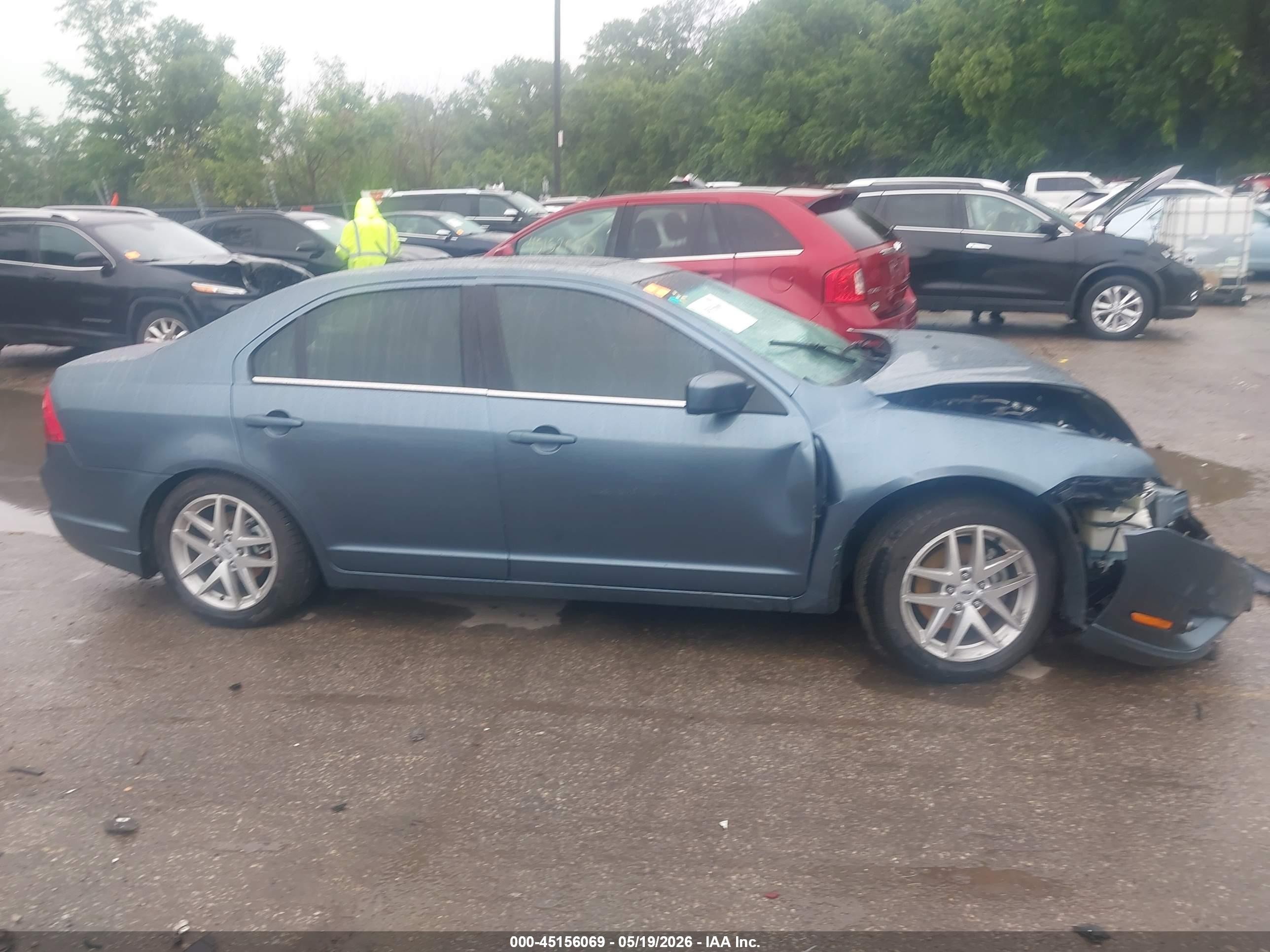 2011 Ford Fusion Sel Blue vin: 3FAHP0JG7BR166017