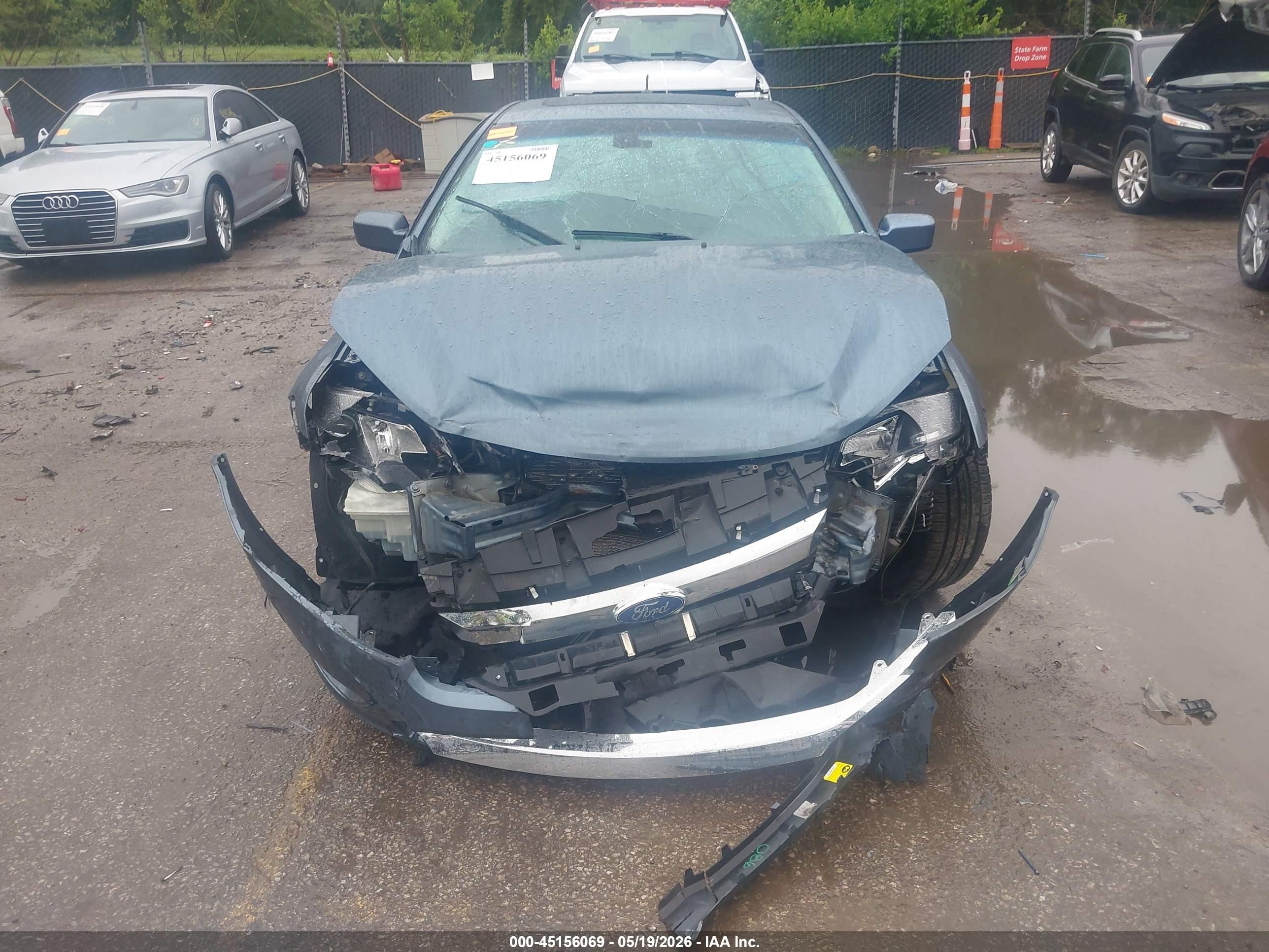 2011 Ford Fusion Sel Blue vin: 3FAHP0JG7BR166017