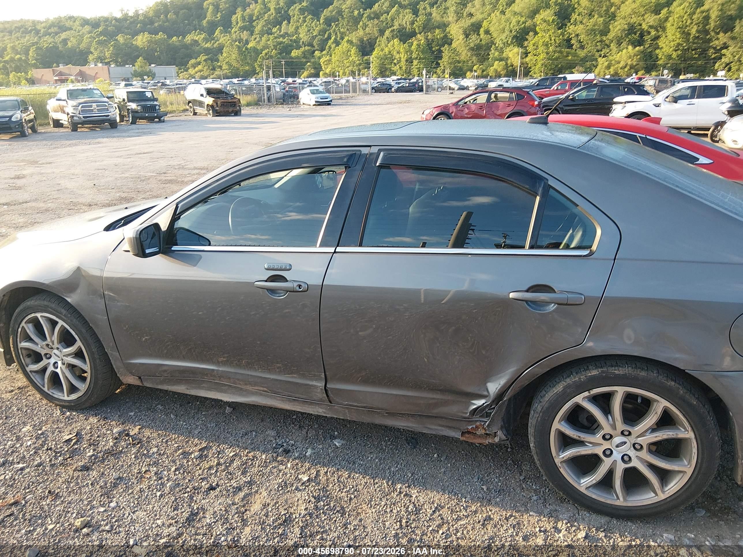 2011 Ford Fusion Sel Gray vin: 3FAHP0JG7BR177308
