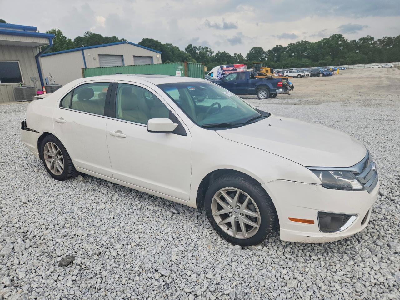 2011 Ford Fusion Sel White vin: 3FAHP0JG7BR217385