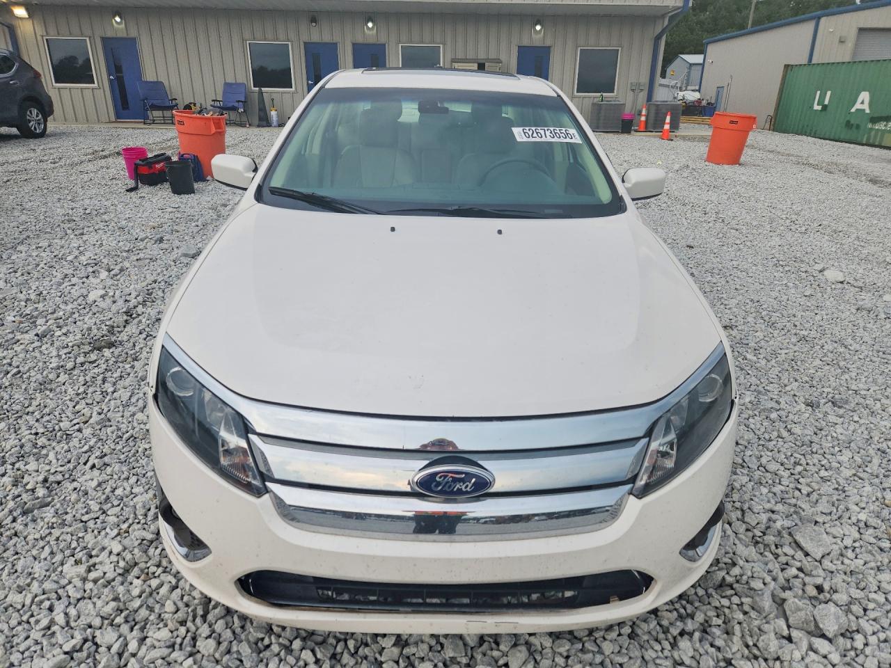 2011 Ford Fusion Sel White vin: 3FAHP0JG7BR217385