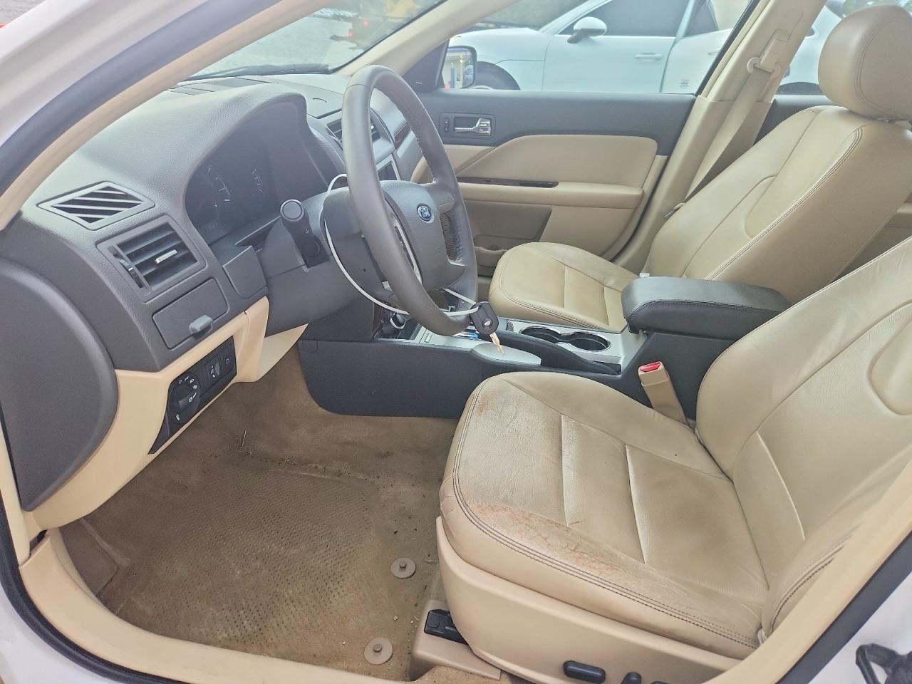 2011 Ford Fusion Sel White vin: 3FAHP0JG7BR217385