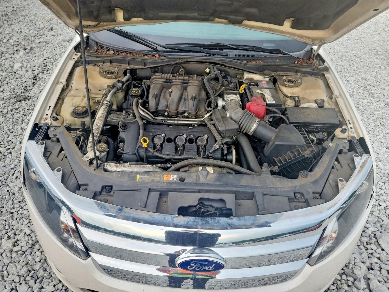 2011 Ford Fusion Sel White vin: 3FAHP0JG7BR217385