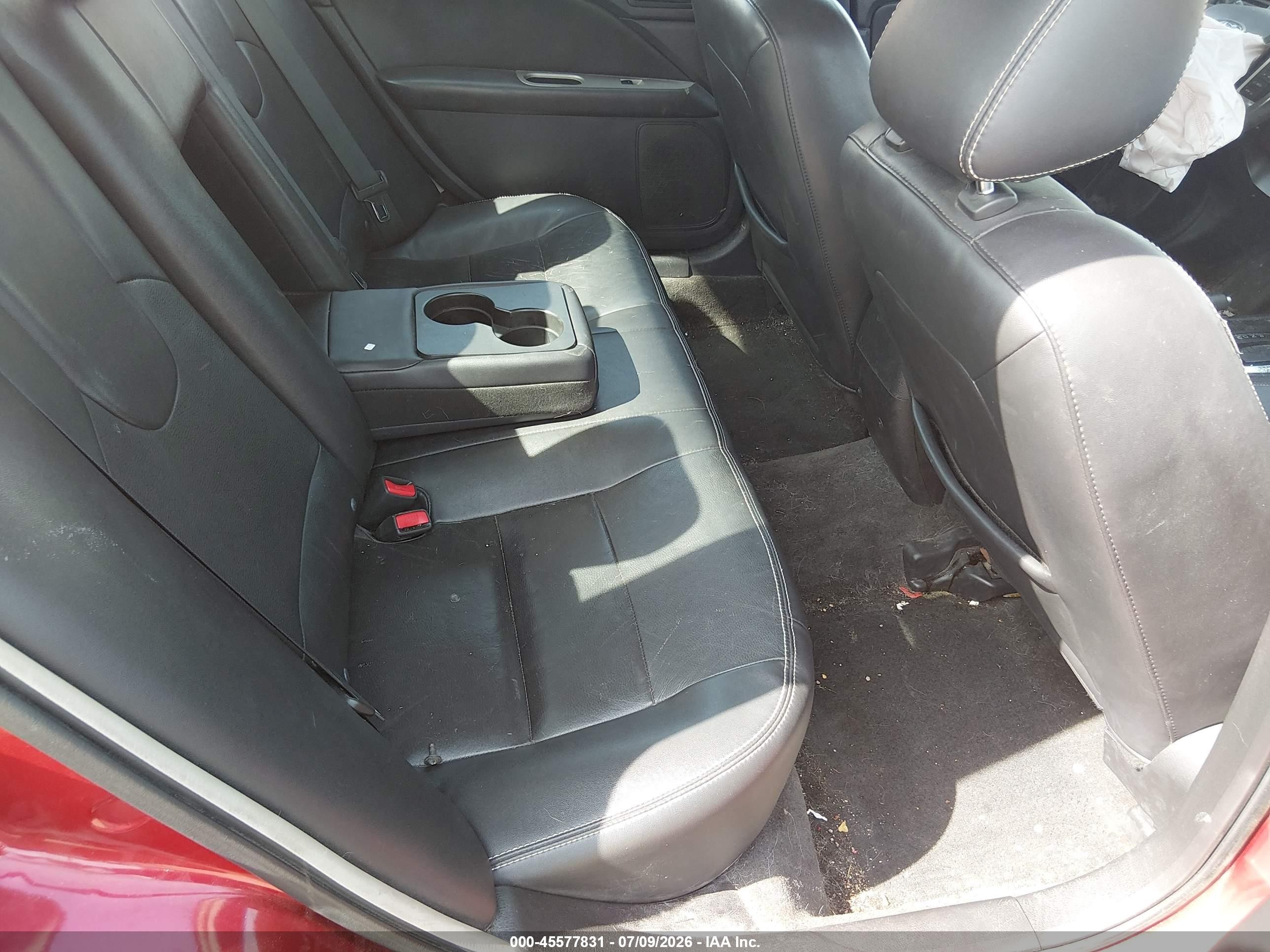 2011 Ford Fusion Sel Red vin: 3FAHP0JG7BR234591