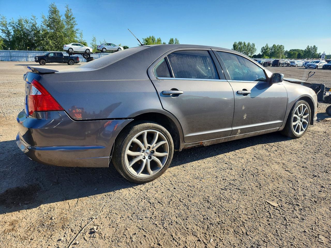 2011 Ford Fusion Sel Gray vin: 3FAHP0JG7BR314120