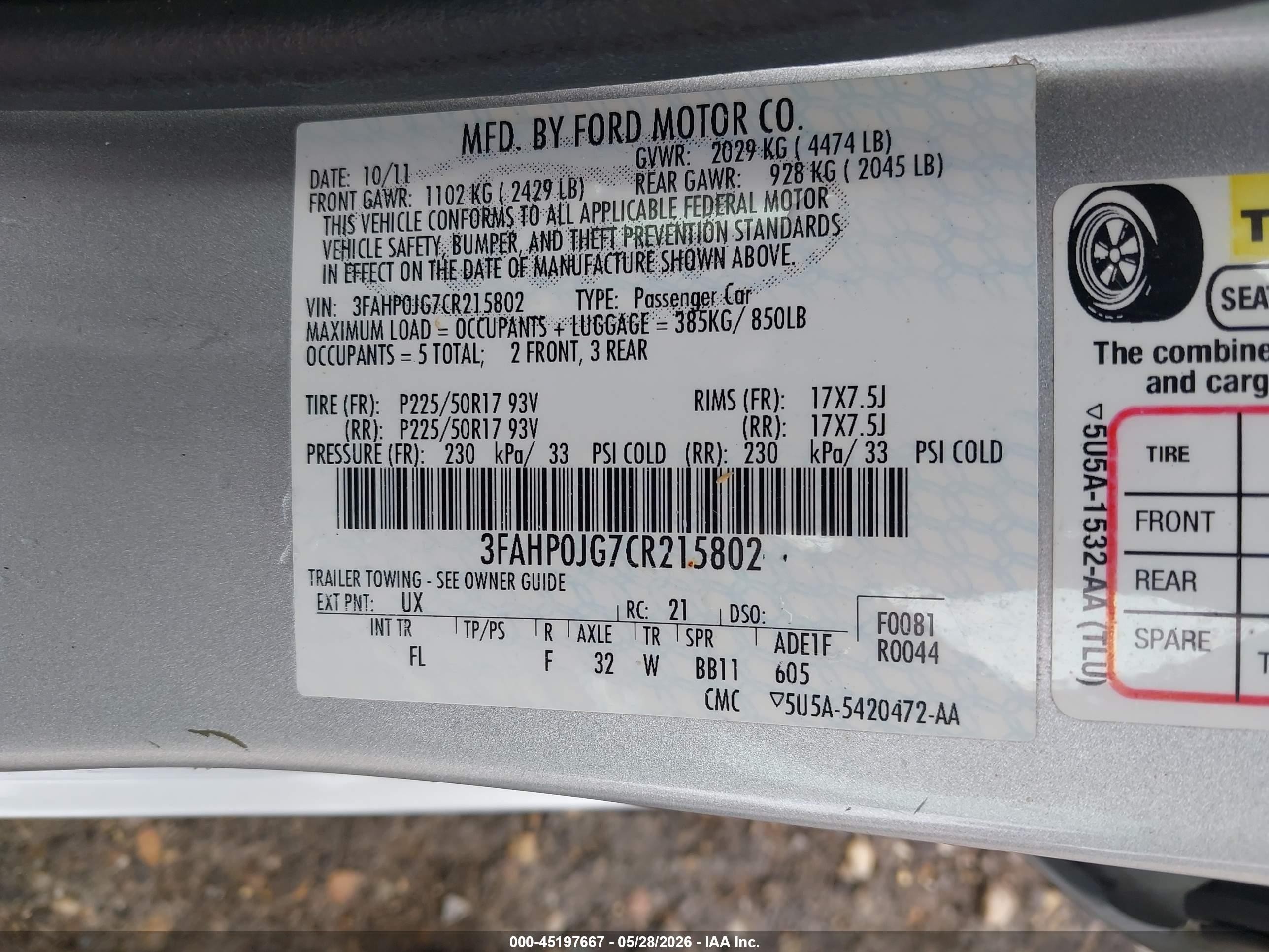 2012 Ford Fusion Sel Серебряный vin: 3FAHP0JG7CR215802