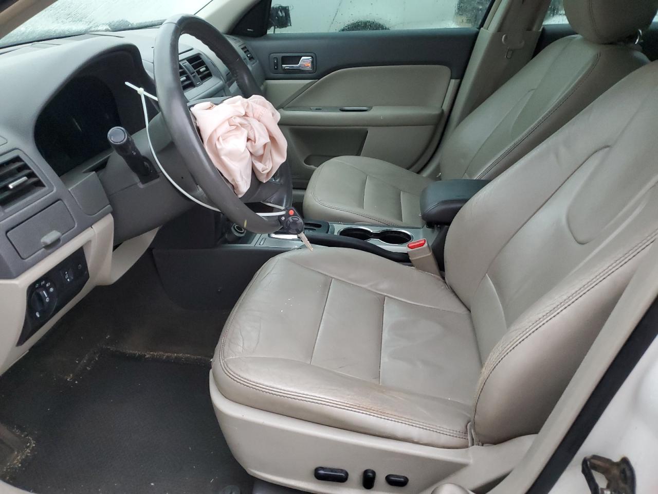 2012 Ford Fusion Sel Белый vin: 3FAHP0JG7CR283632