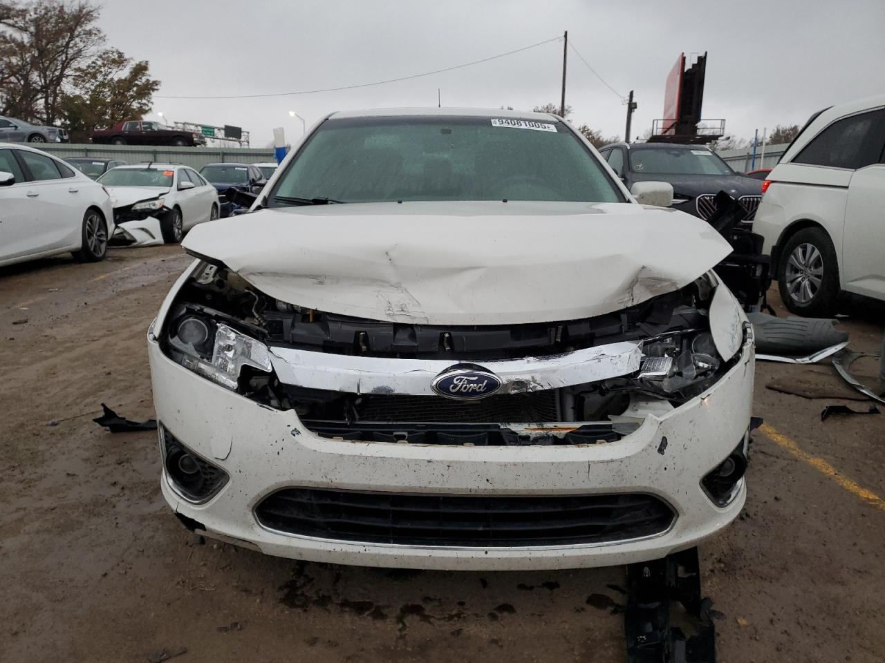 2012 Ford Fusion Sel Белый vin: 3FAHP0JG7CR283632