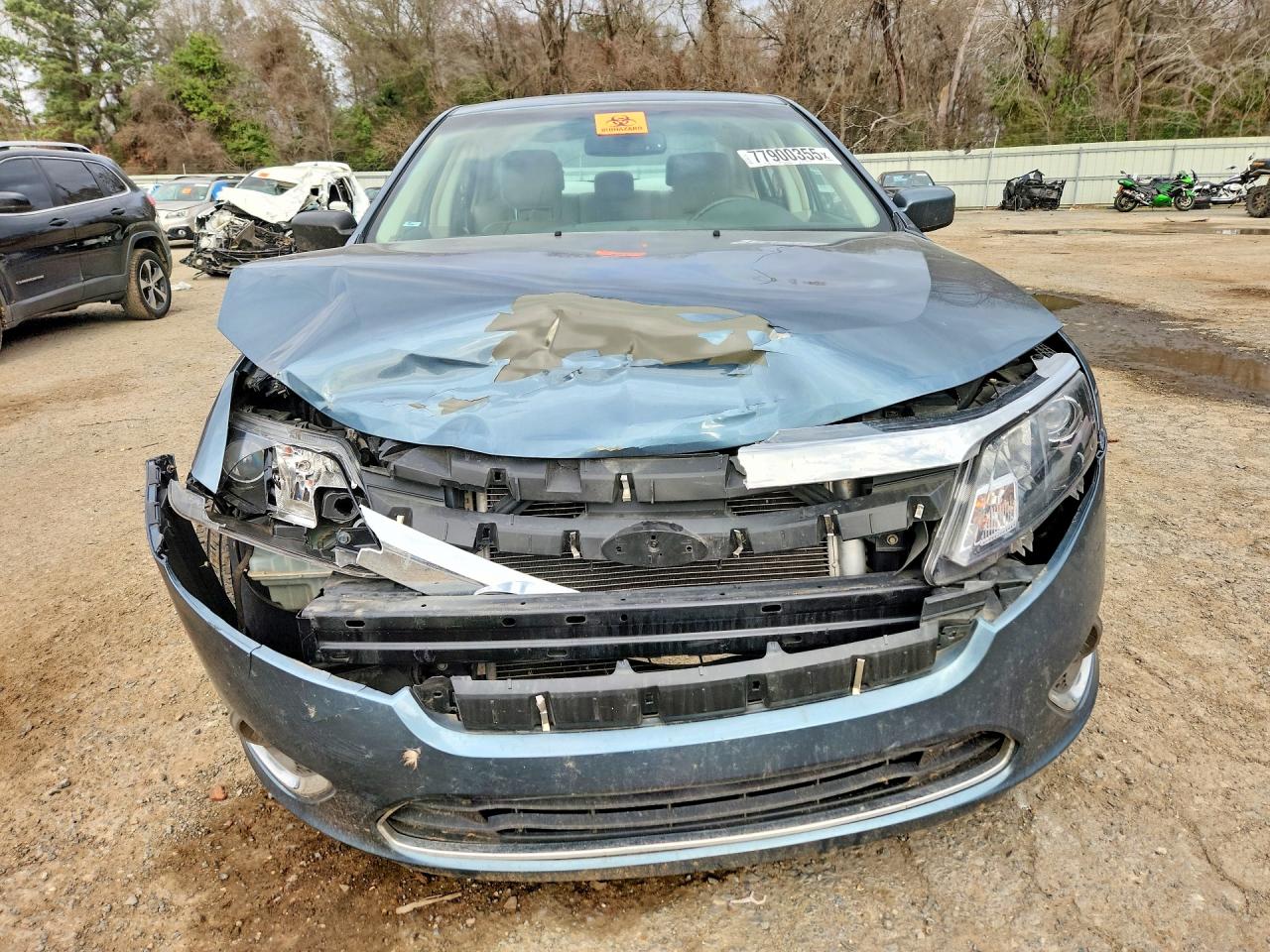 2012 Ford Fusion Sel Blue vin: 3FAHP0JG7CR323319