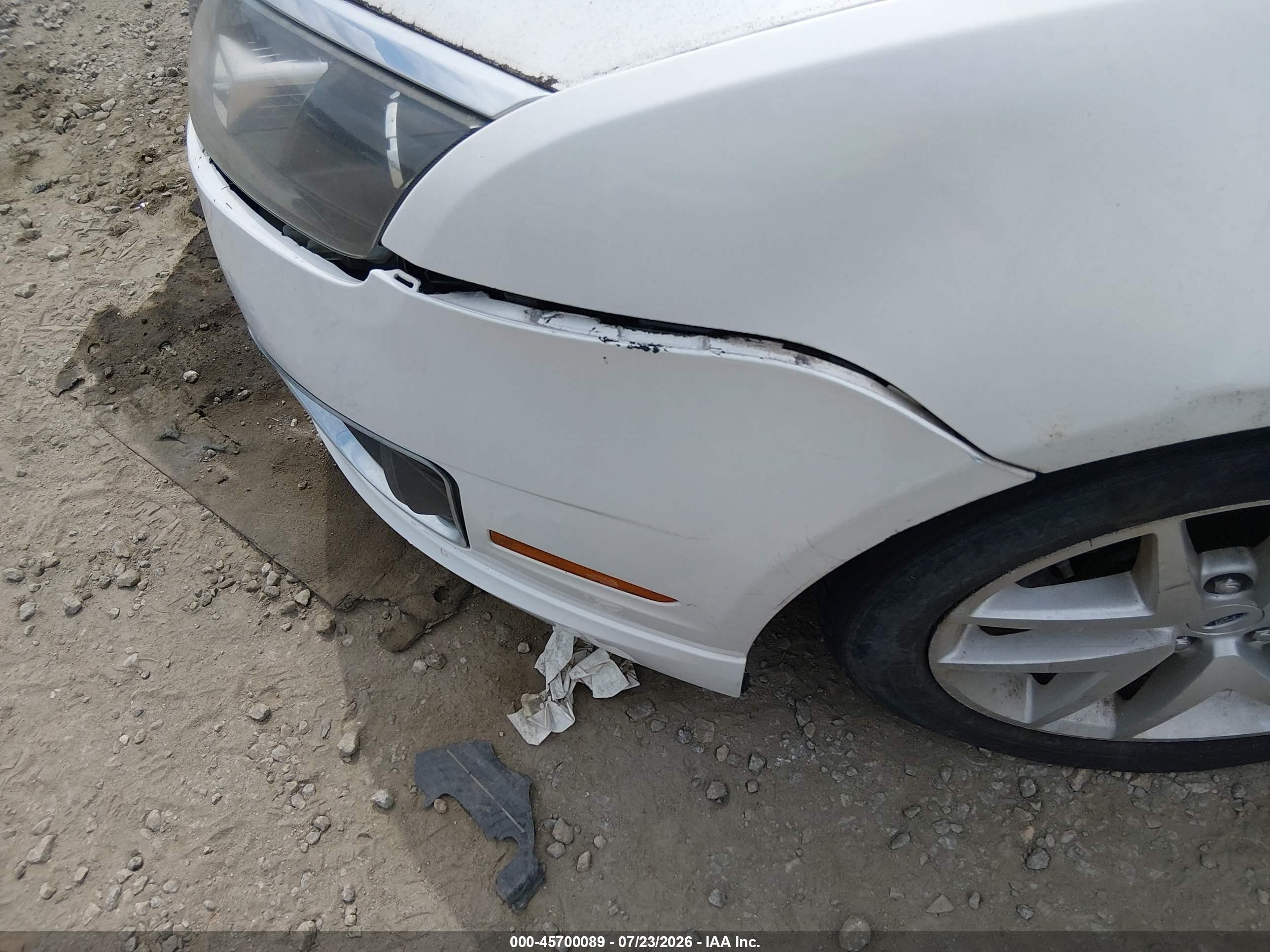 2012 Ford Fusion Sel White vin: 3FAHP0JG7CR347362