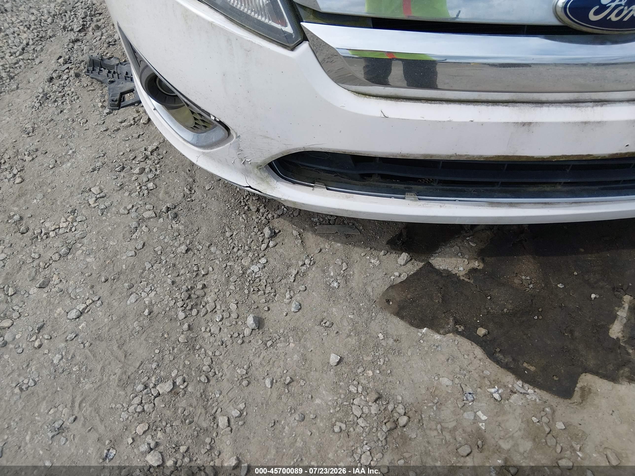 2012 Ford Fusion Sel White vin: 3FAHP0JG7CR347362