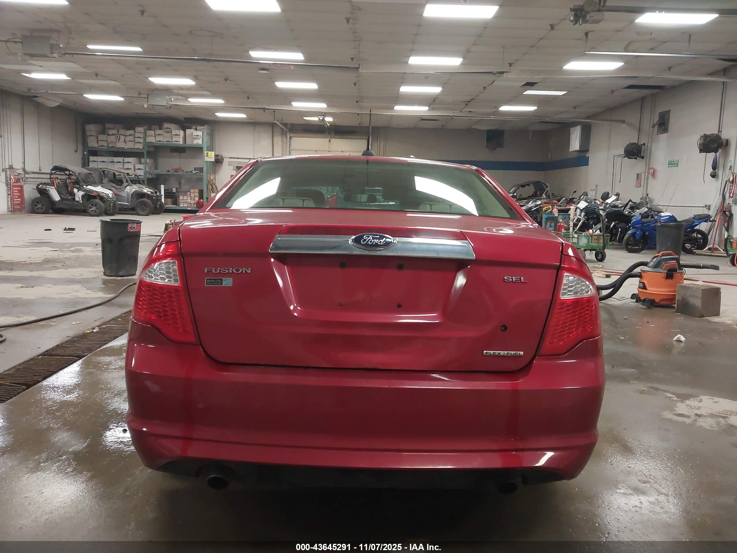 2012 Ford Fusion Sel Red vin: 3FAHP0JG7CR422173