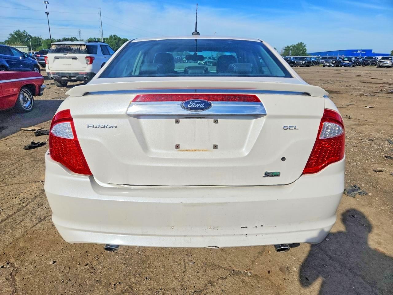 2010 Ford Fusion Sel White vin: 3FAHP0JG8AR121750
