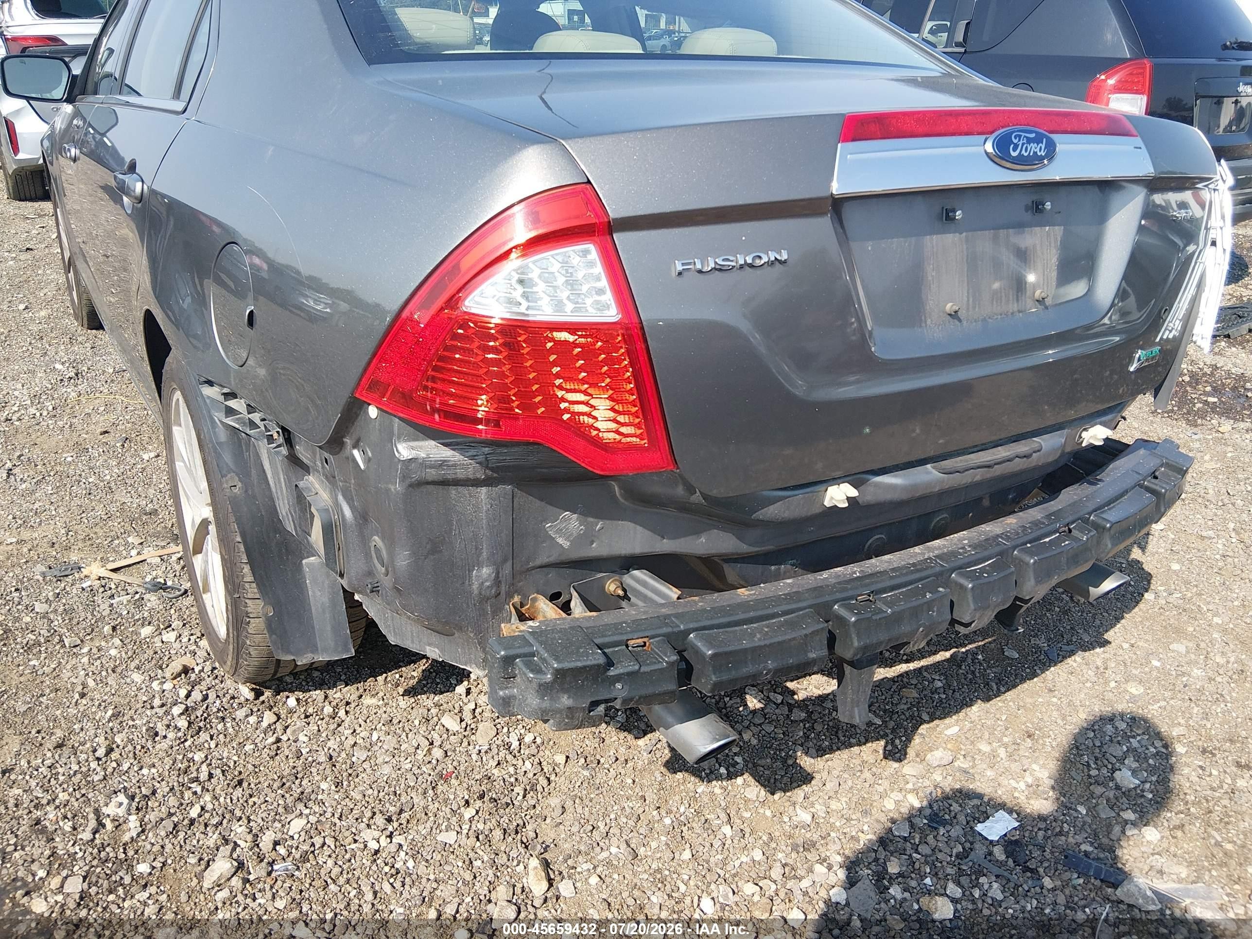 2010 Ford Fusion Sel Gray vin: 3FAHP0JG8AR278355
