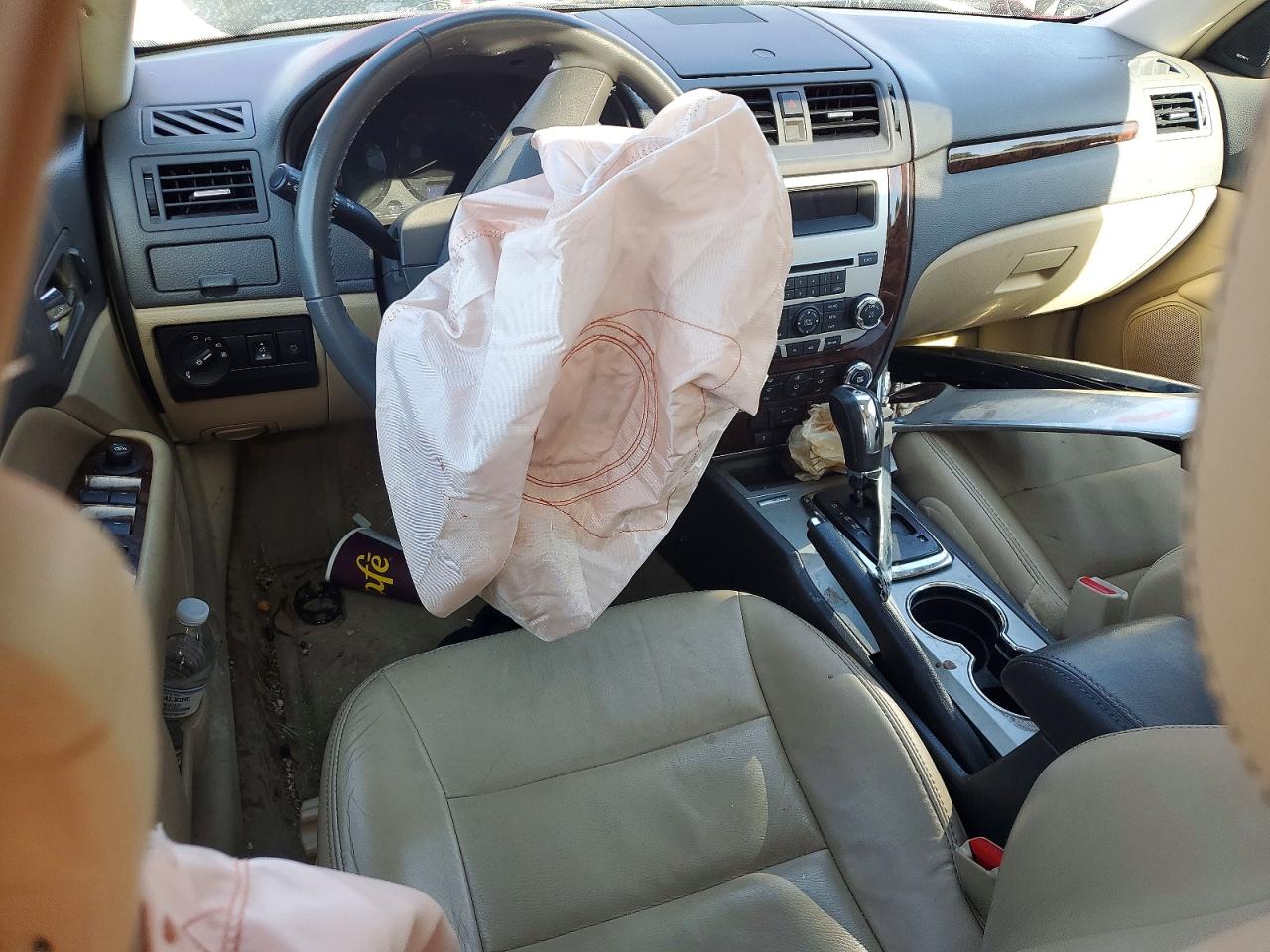 2010 Ford Fusion Sel Maroon vin: 3FAHP0JG8AR348971
