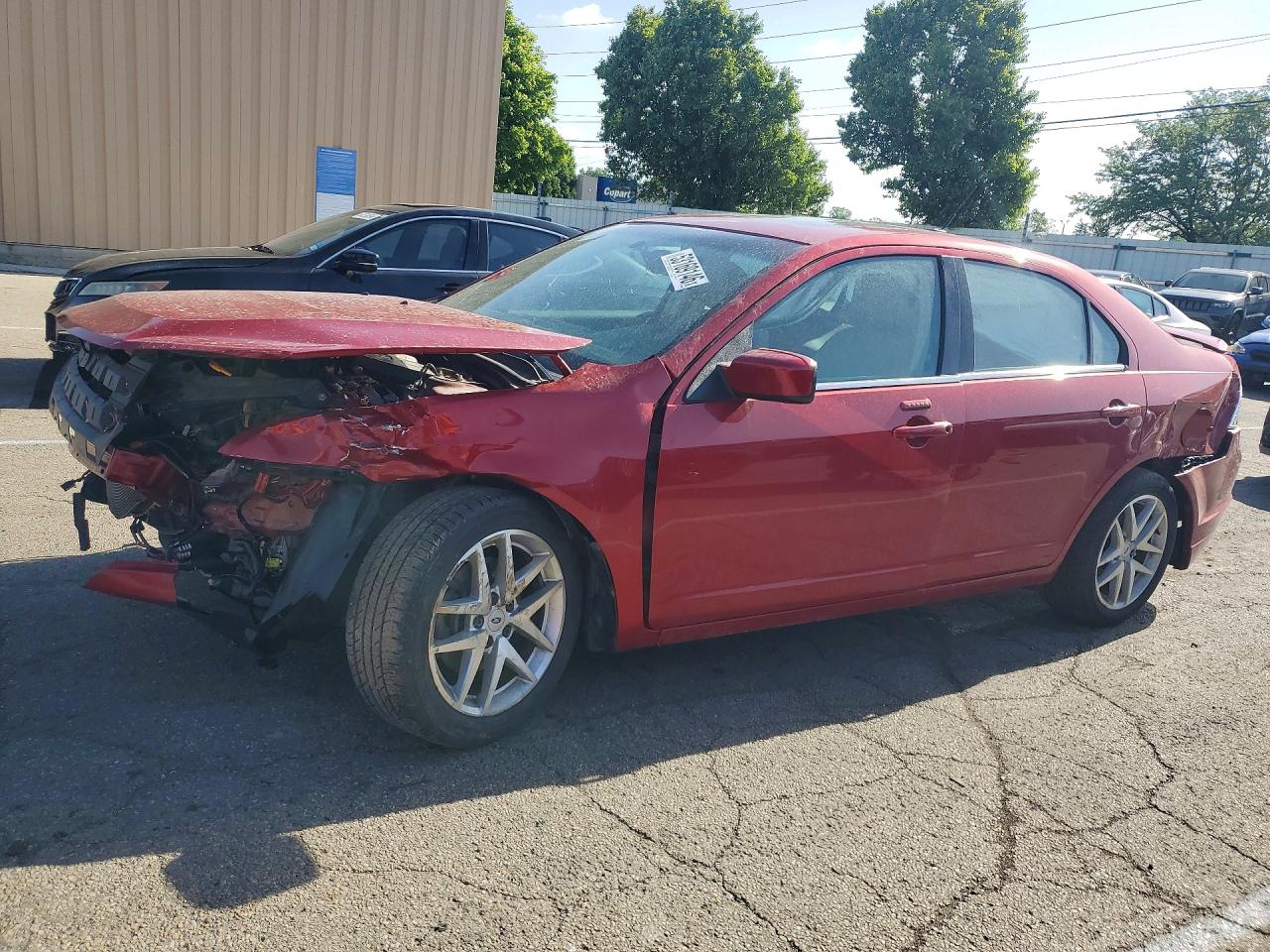 2010 Ford Fusion Sel Maroon vin: 3FAHP0JG8AR348971
