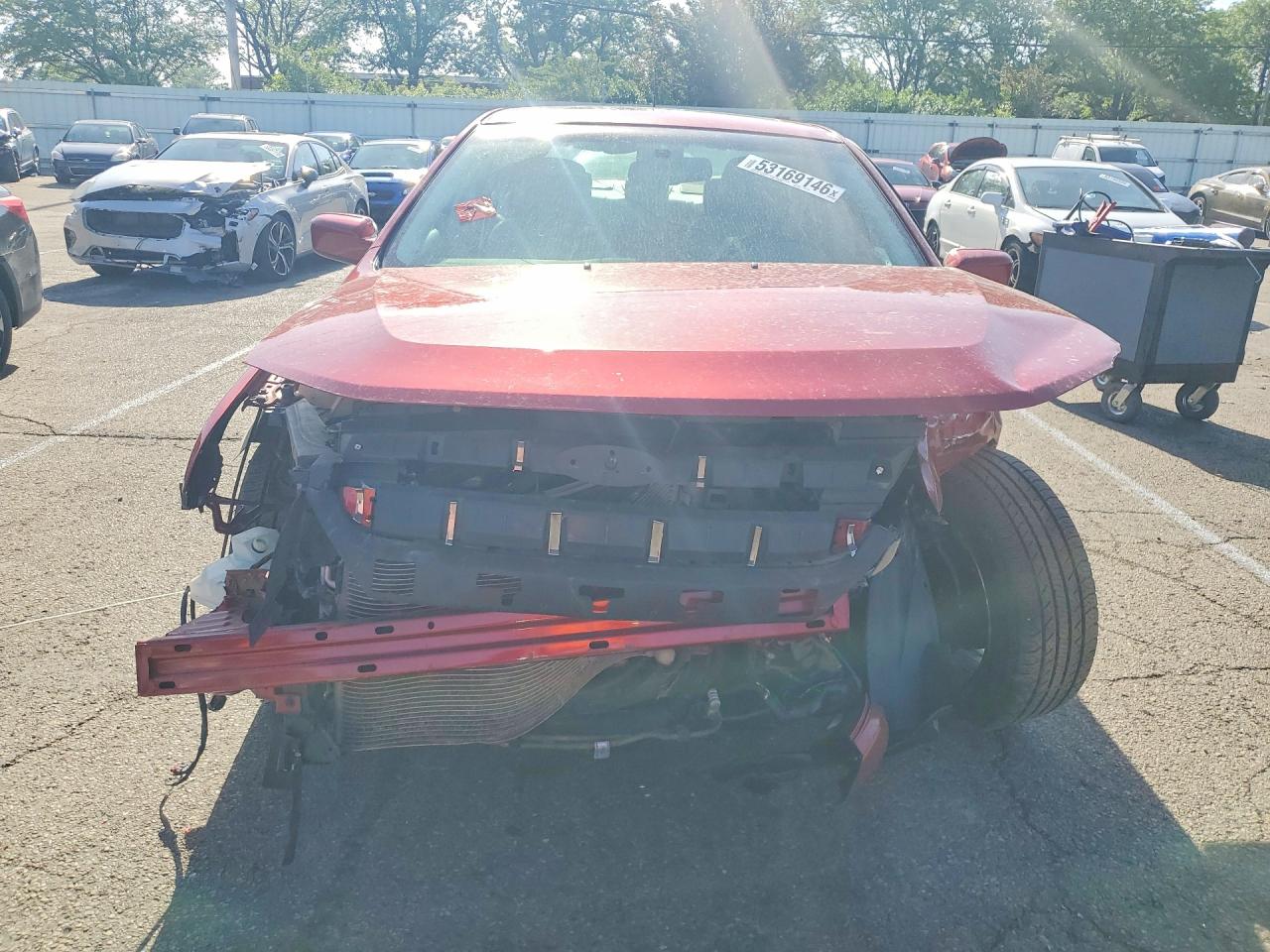 2010 Ford Fusion Sel Maroon vin: 3FAHP0JG8AR348971