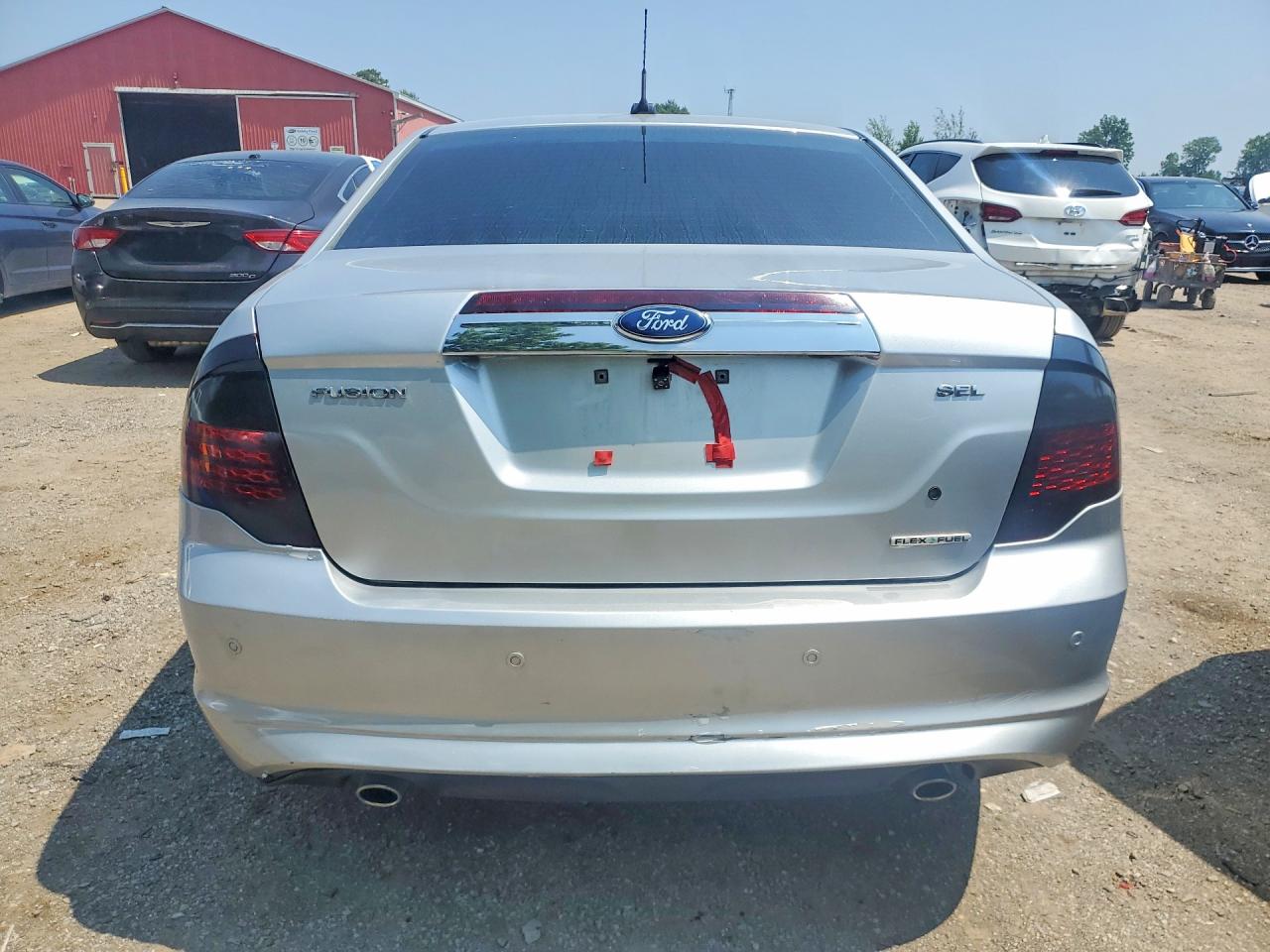 2011 Ford Fusion Sel Silver vin: 3FAHP0JG8BR245342