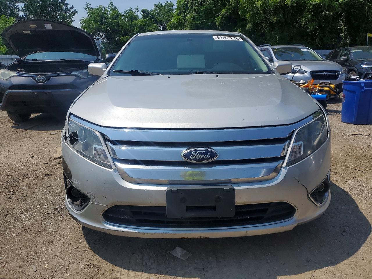 2011 Ford Fusion Sel Silver vin: 3FAHP0JG8BR245342