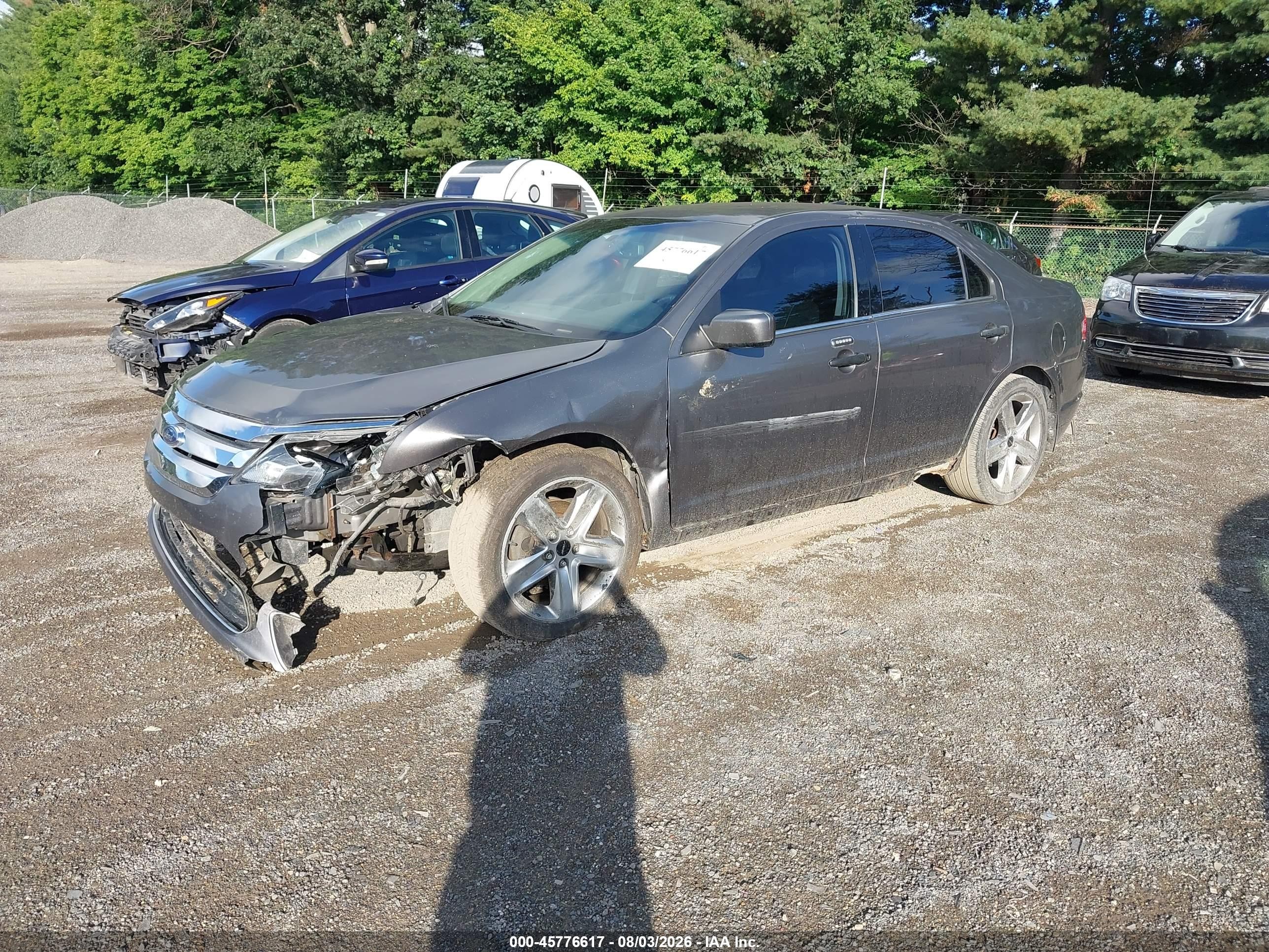 2012 Ford Fusion Sel Серый vin: 3FAHP0JG8CR125736