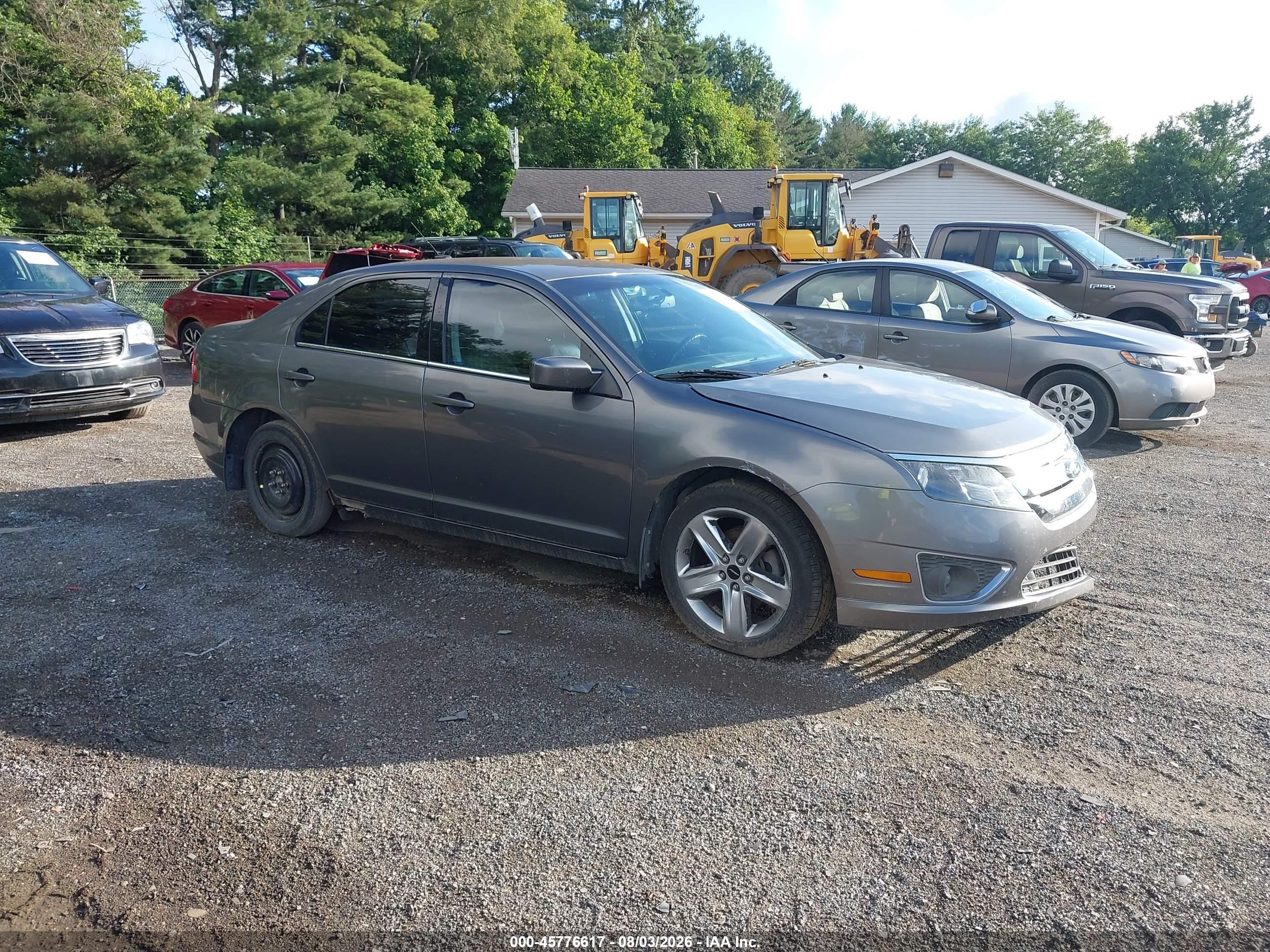 2012 Ford Fusion Sel Gray vin: 3FAHP0JG8CR125736