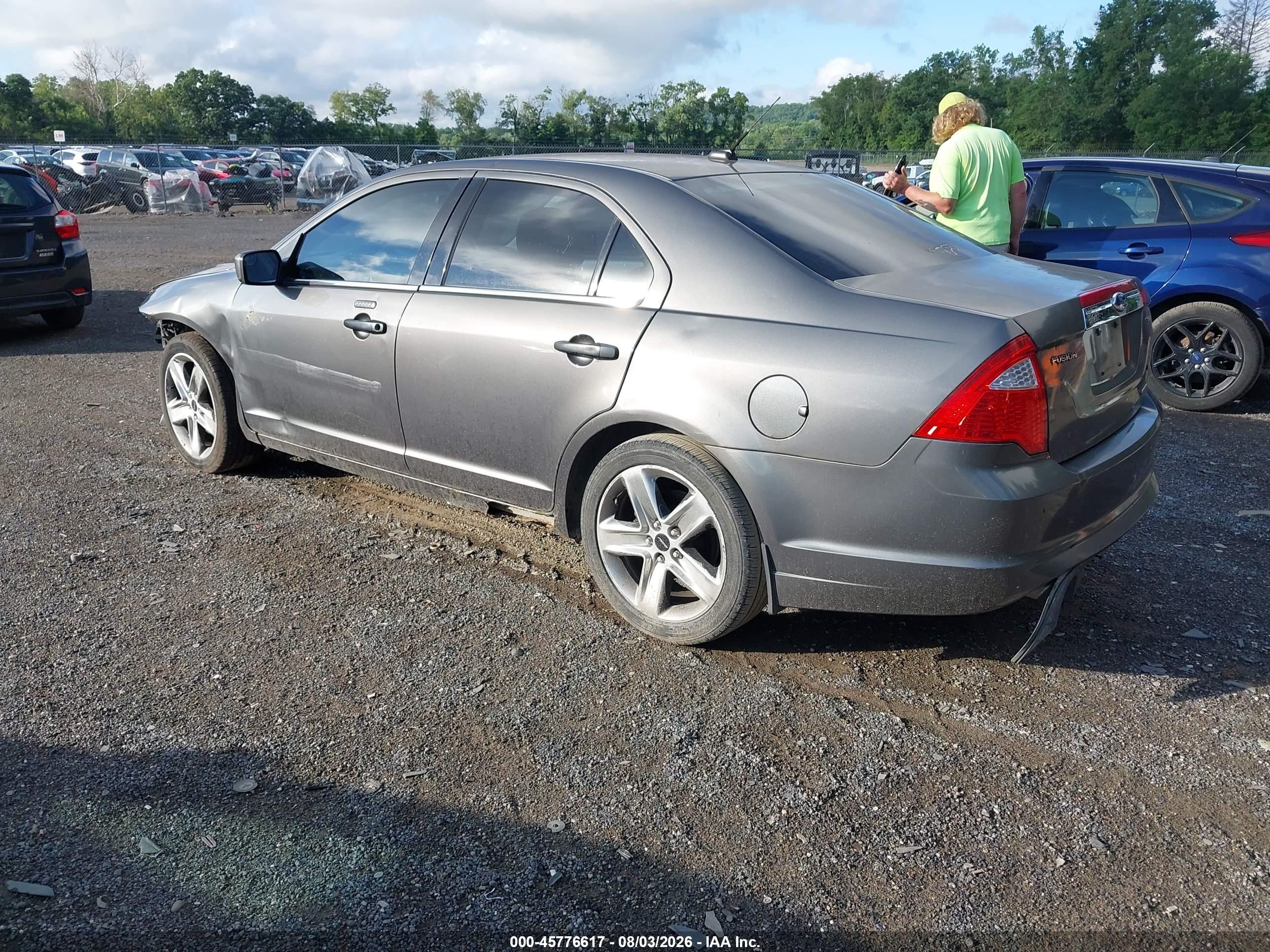 2012 Ford Fusion Sel Серый vin: 3FAHP0JG8CR125736