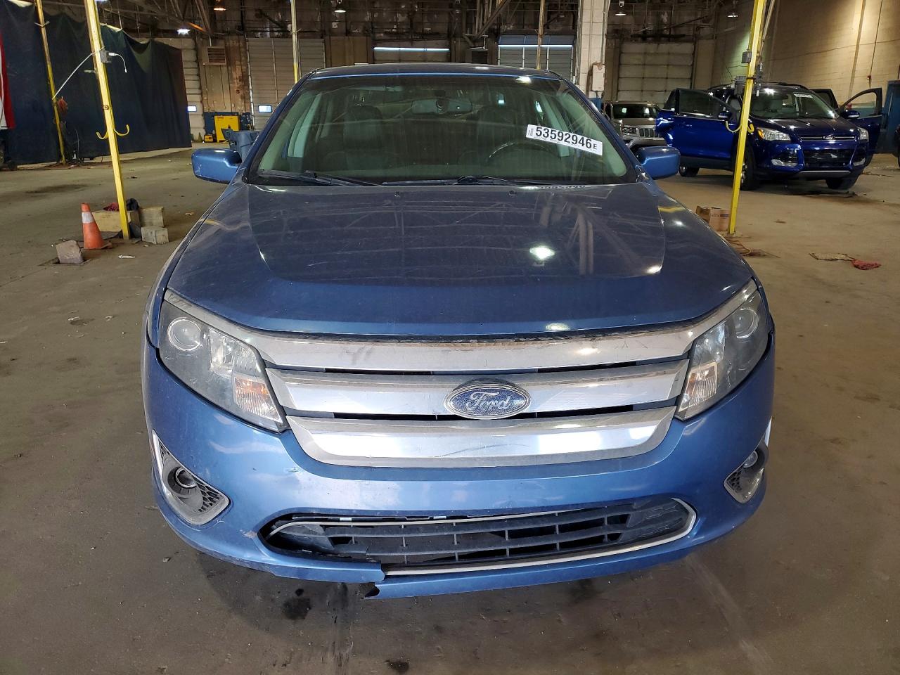 2010 Ford Fusion Sel Синий vin: 3FAHP0JG9AR228015