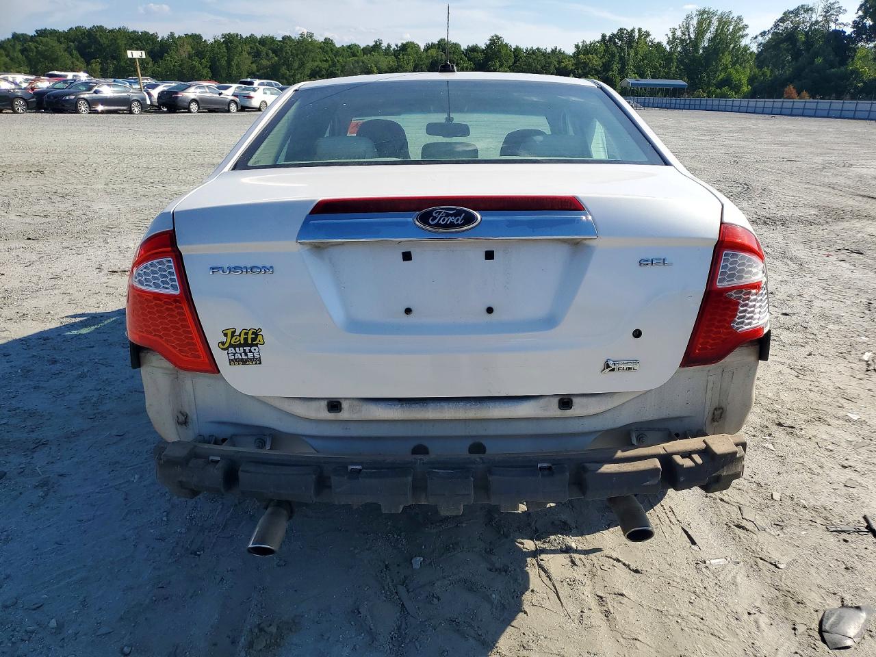 2010 Ford Fusion Sel White vin: 3FAHP0JG9AR272967