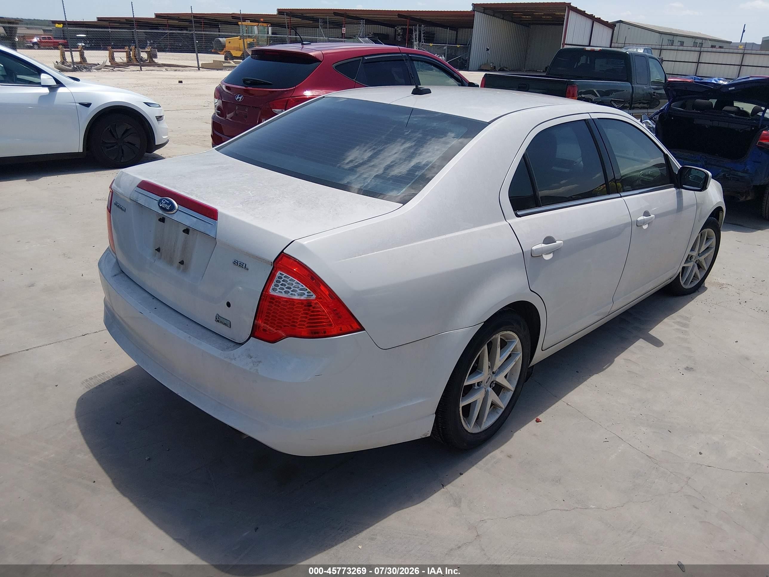 2010 Ford Fusion Sel Белый vin: 3FAHP0JG9AR389254