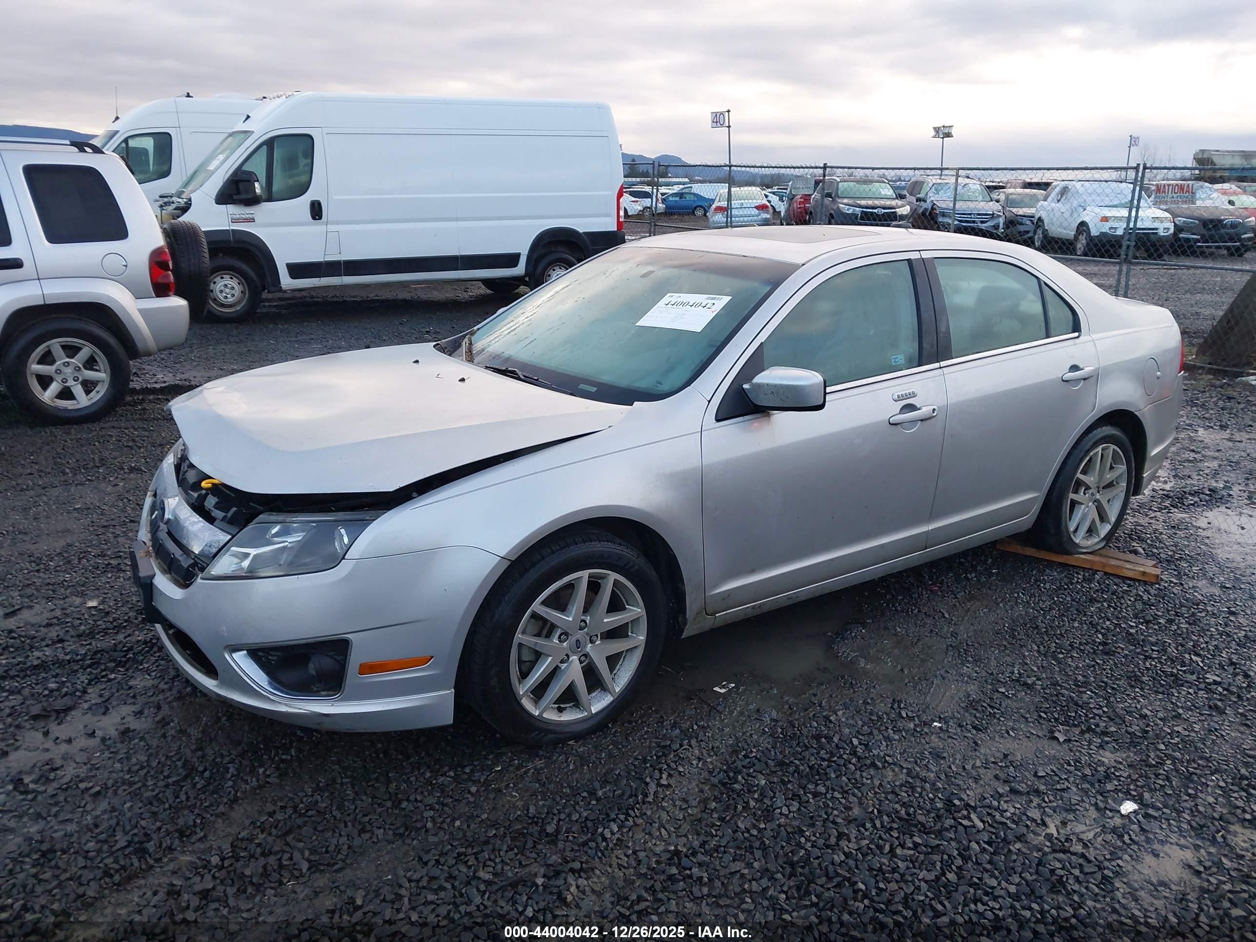 2010 Ford Fusion Sel Silver vin: 3FAHP0JG9AR423757
