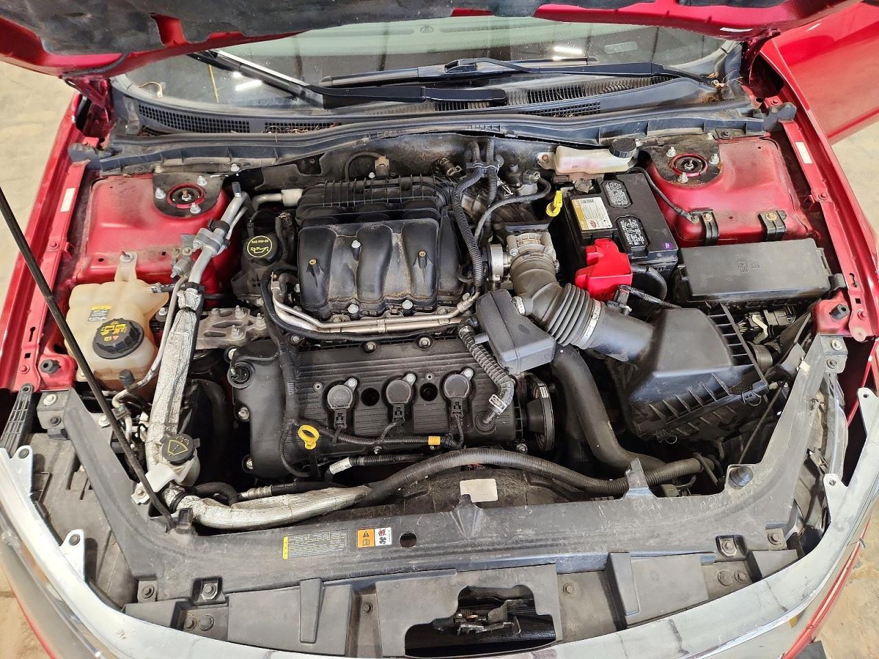 2012 Ford Fusion Sel Red vin: 3FAHP0JG9CR222914