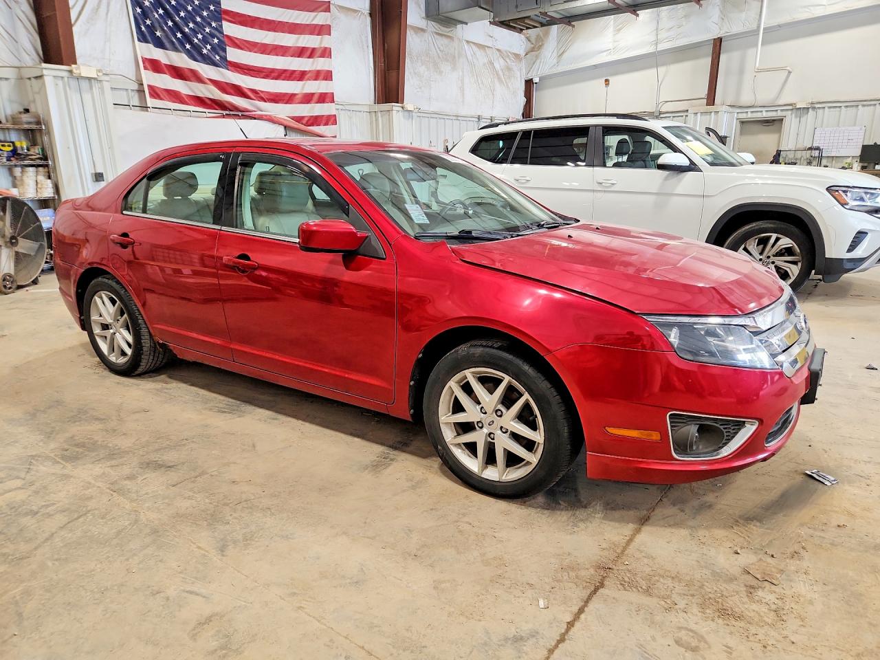 2012 Ford Fusion Sel Red vin: 3FAHP0JG9CR222914