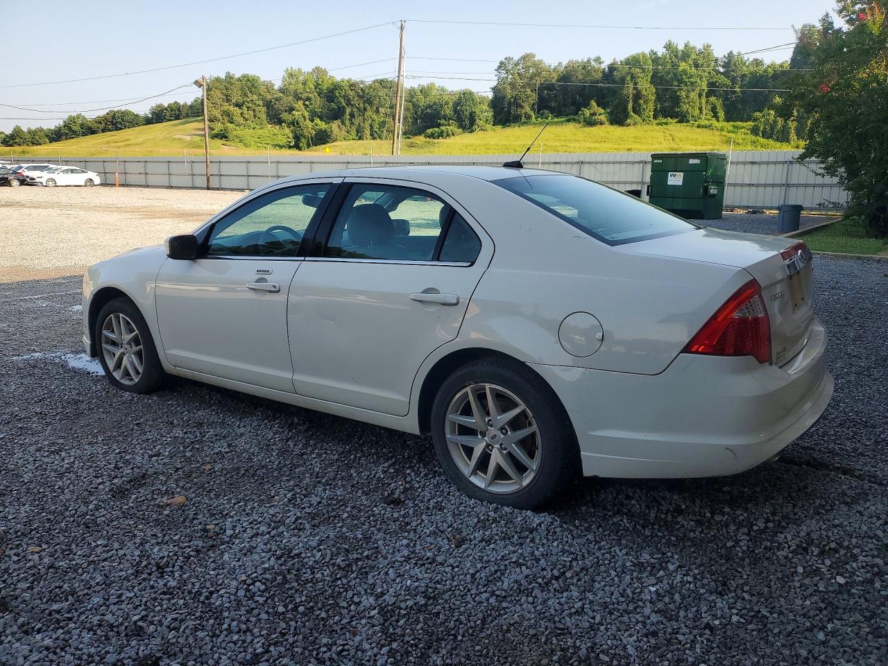 2012 Ford Fusion Sel White vin: 3FAHP0JG9CR356967