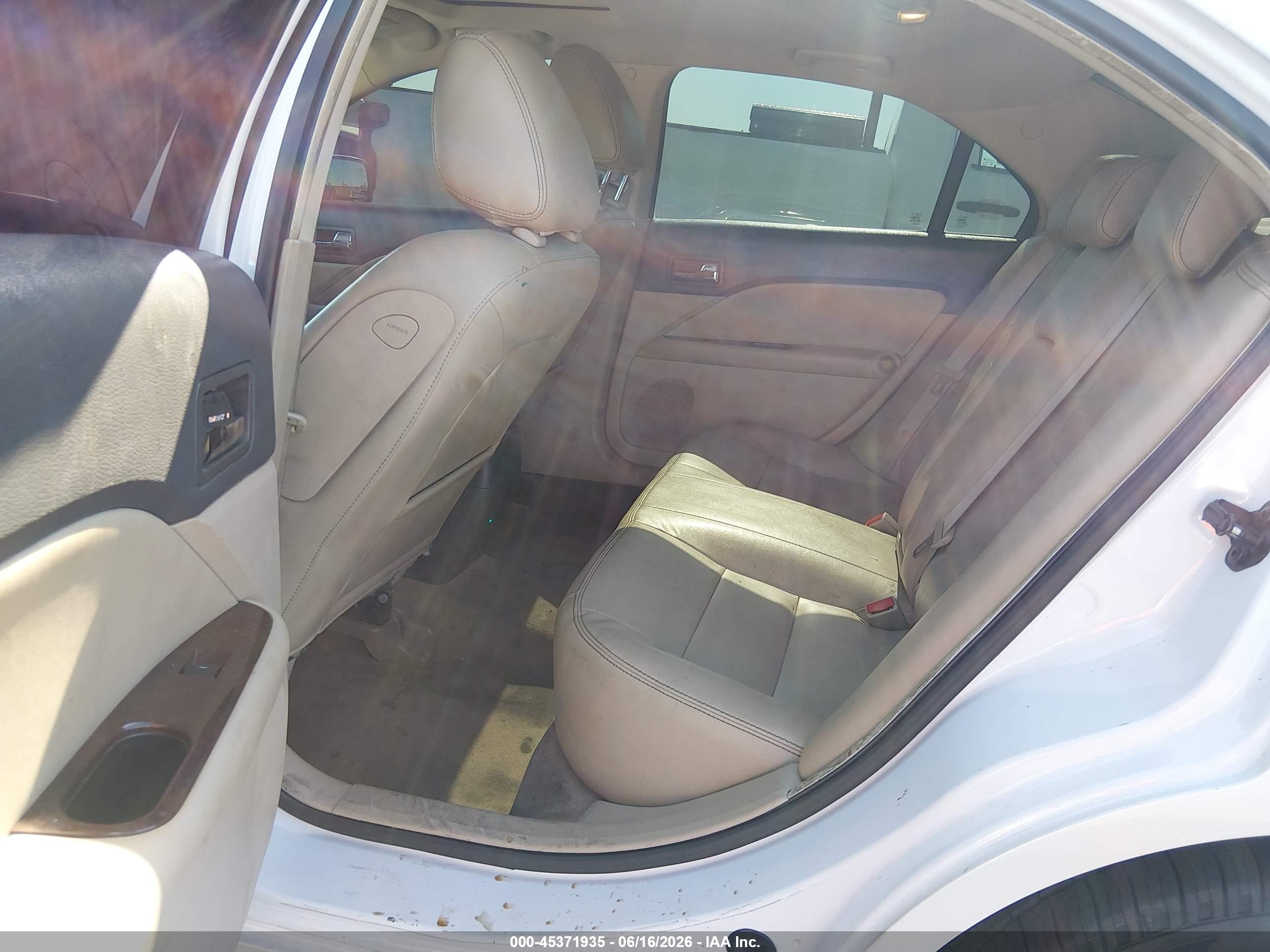 2010 Ford Fusion Sel Белый vin: 3FAHP0JGXAR233093