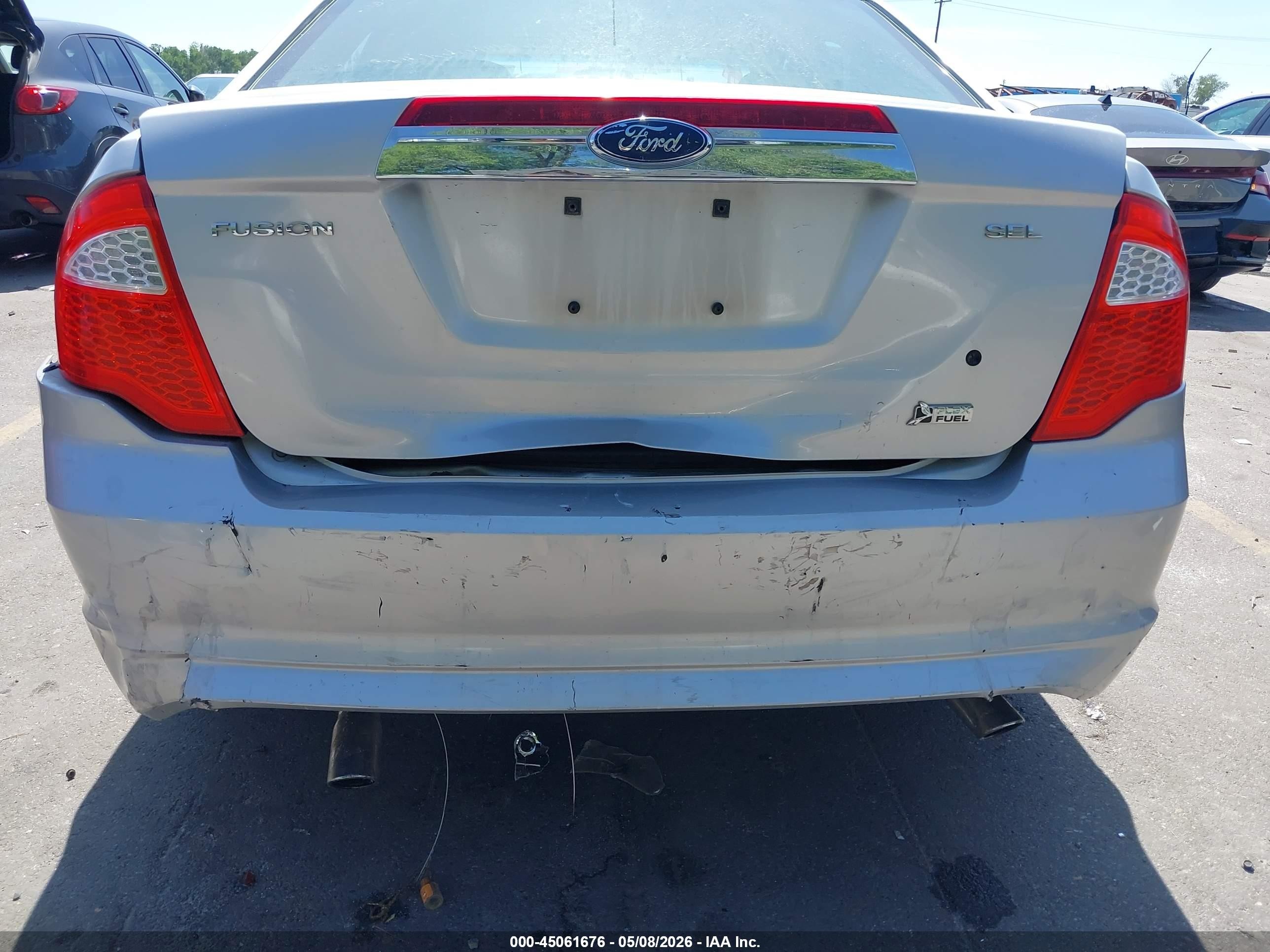 2010 Ford Fusion Sel Silver vin: 3FAHP0JGXAR277627