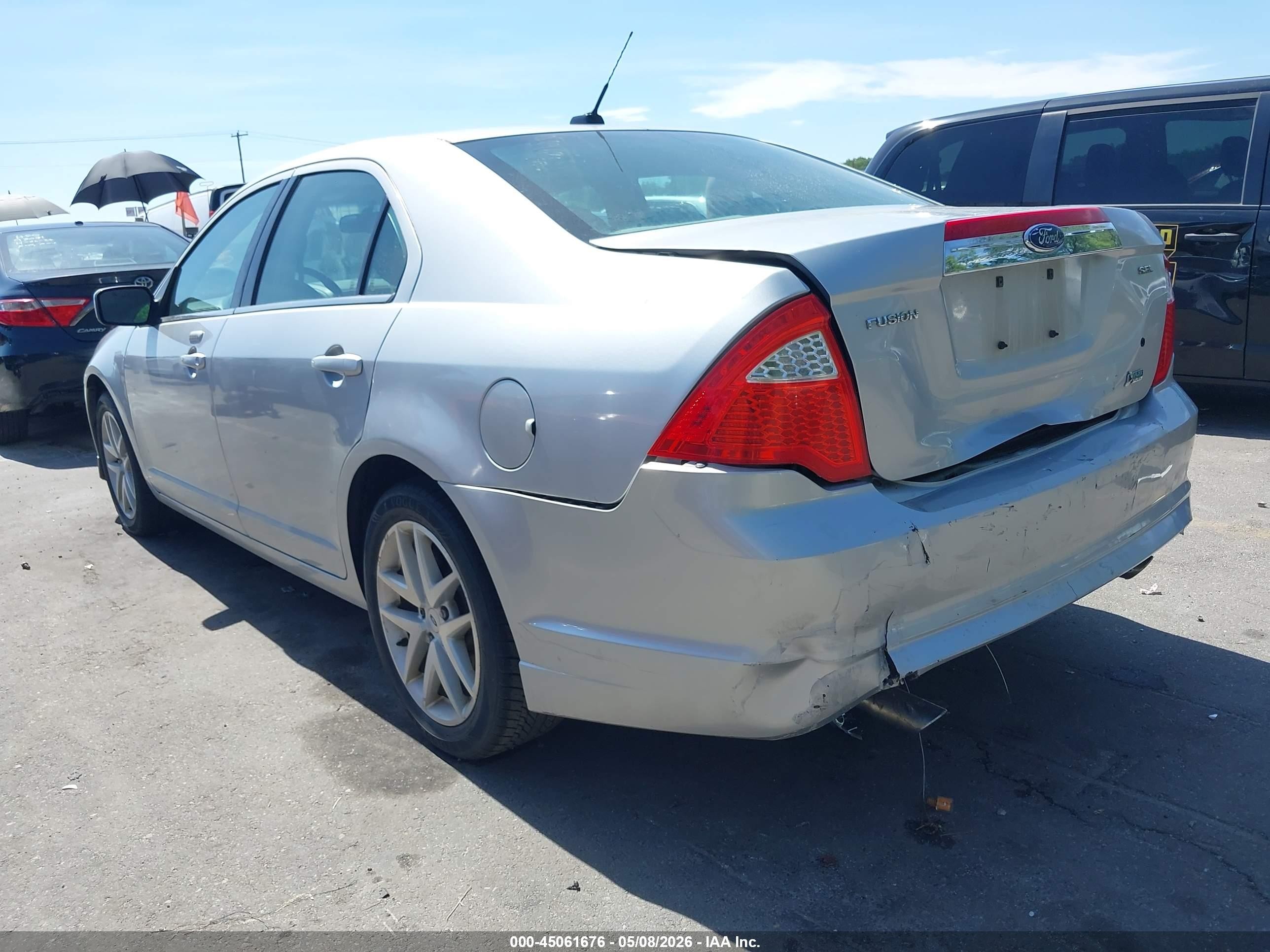 2010 Ford Fusion Sel Silver vin: 3FAHP0JGXAR277627