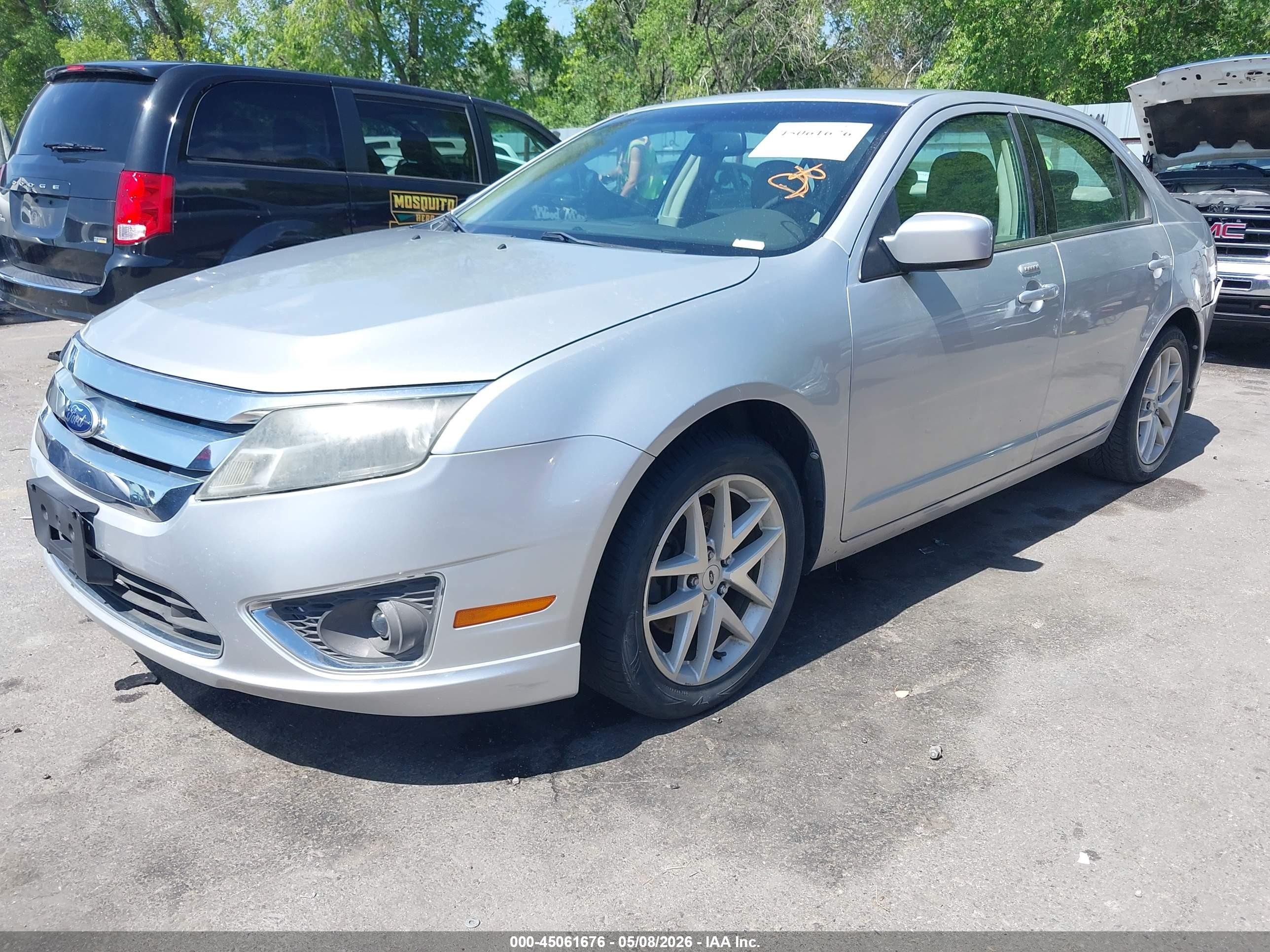 2010 Ford Fusion Sel Silver vin: 3FAHP0JGXAR277627