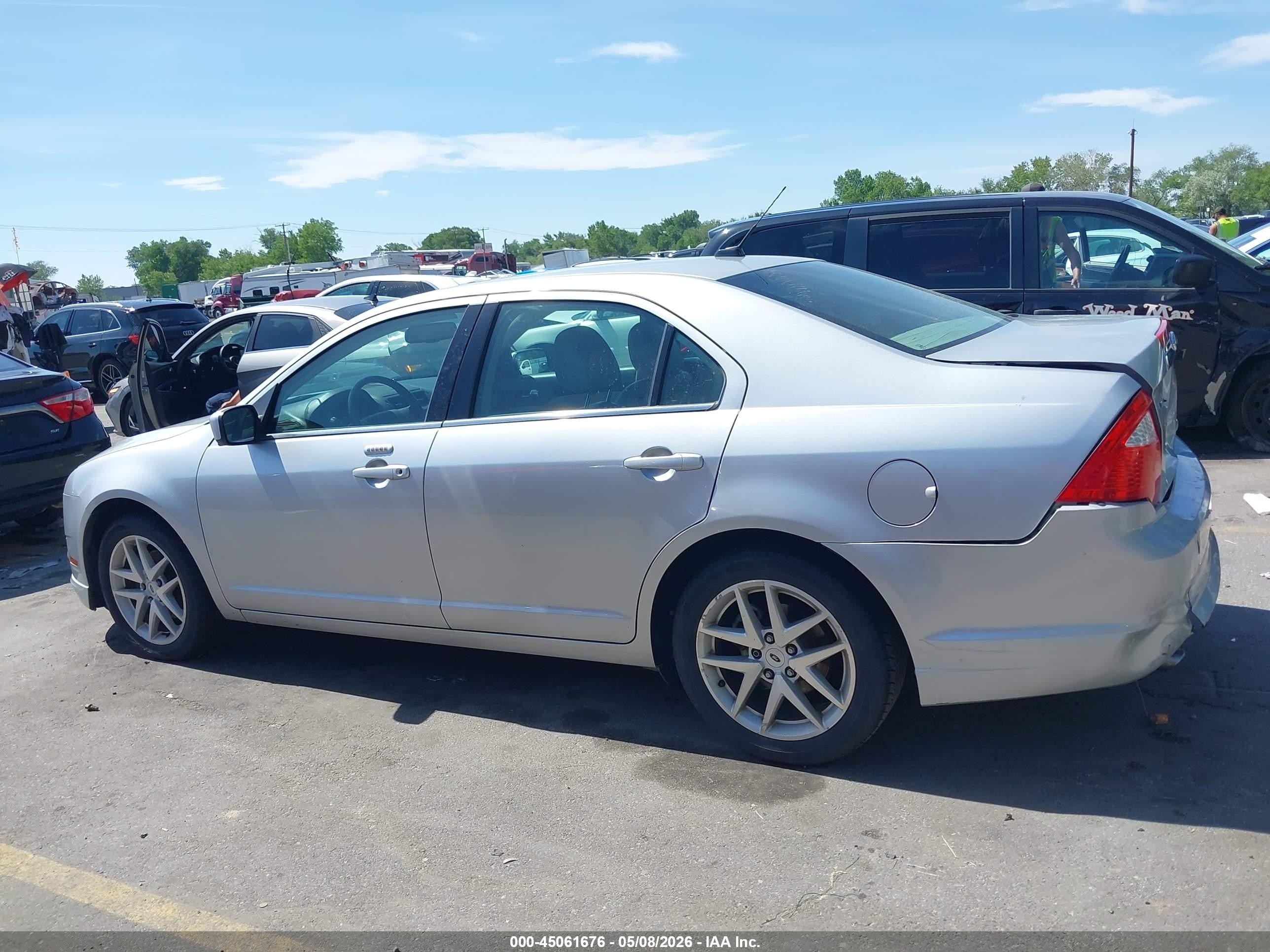 2010 Ford Fusion Sel Silver vin: 3FAHP0JGXAR277627