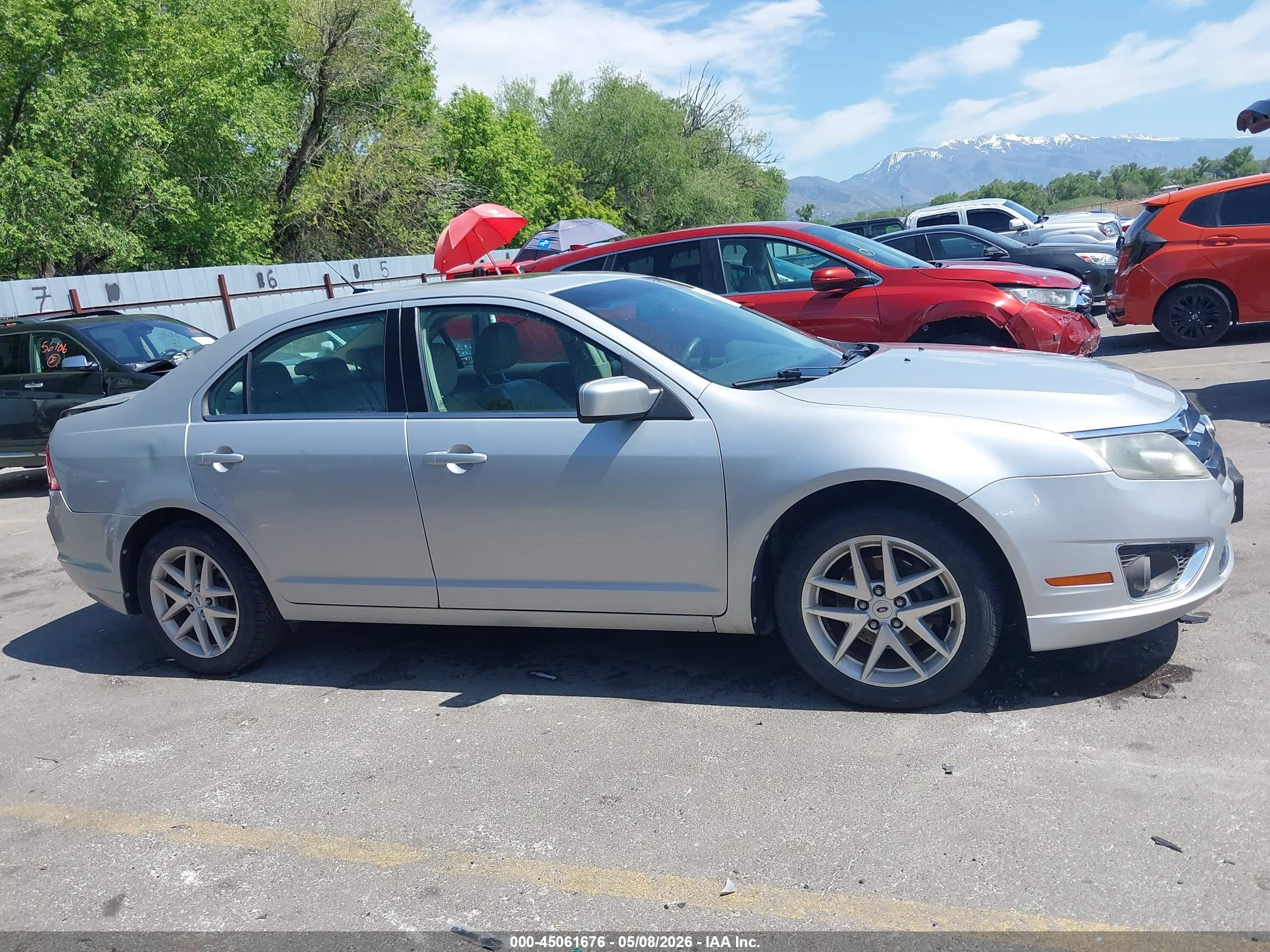 2010 Ford Fusion Sel Silver vin: 3FAHP0JGXAR277627