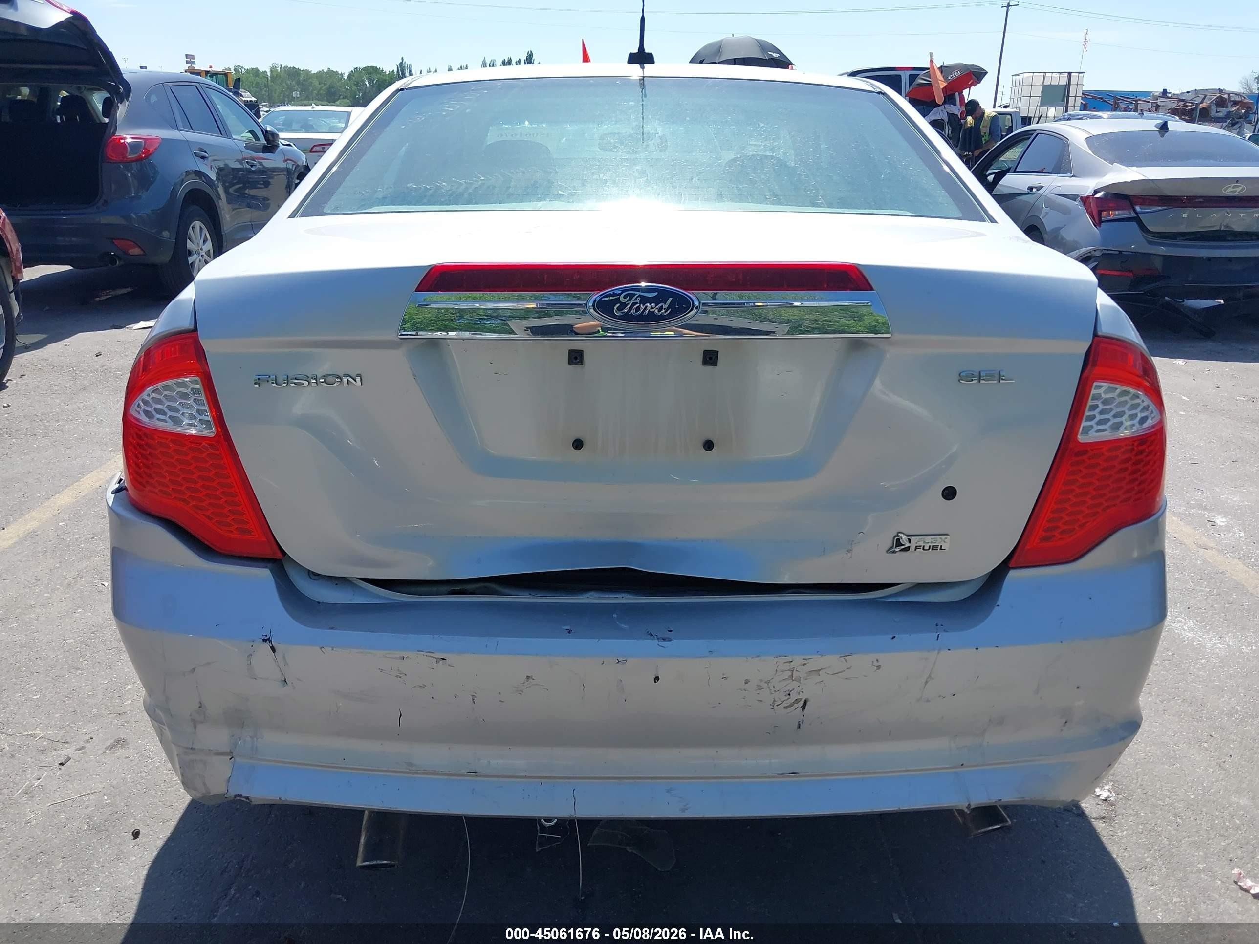 2010 Ford Fusion Sel Silver vin: 3FAHP0JGXAR277627