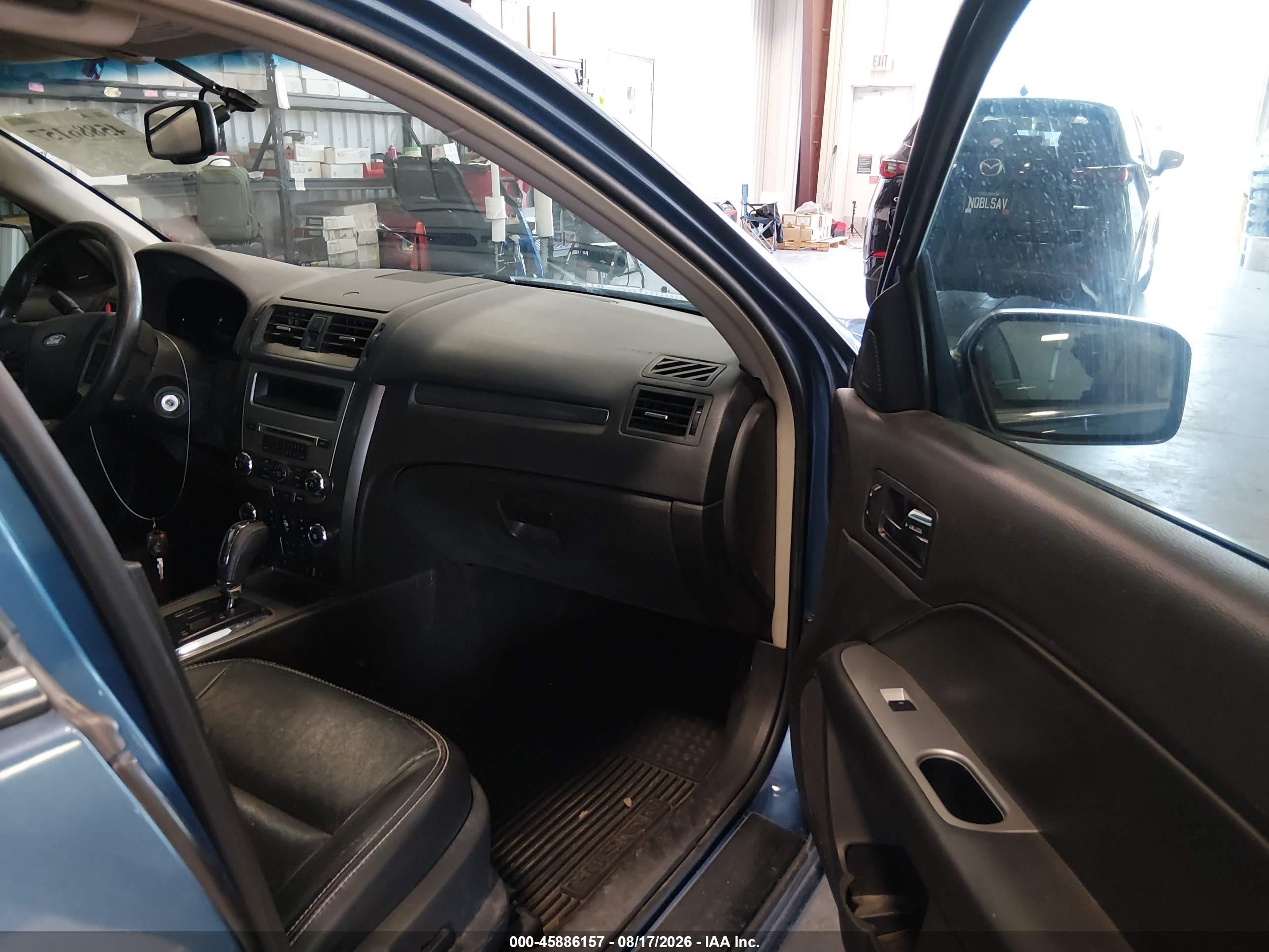 2010 Ford Fusion Sel Blue vin: 3FAHP0JGXAR316832