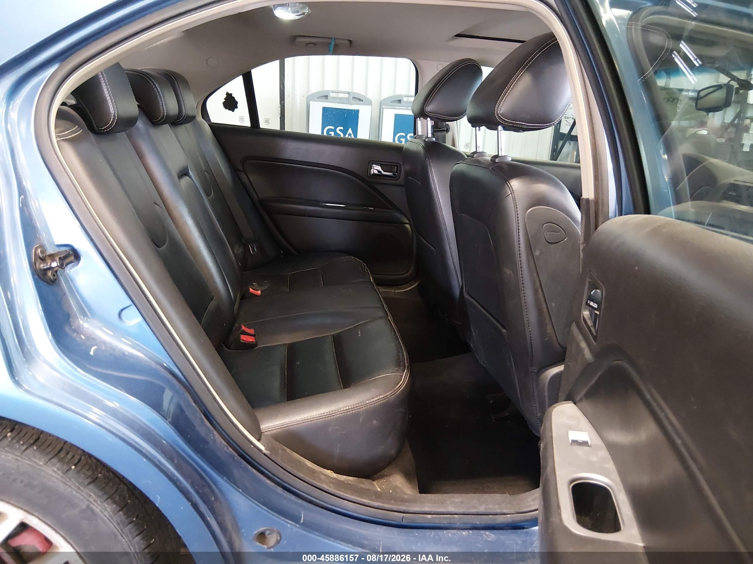2010 Ford Fusion Sel Blue vin: 3FAHP0JGXAR316832