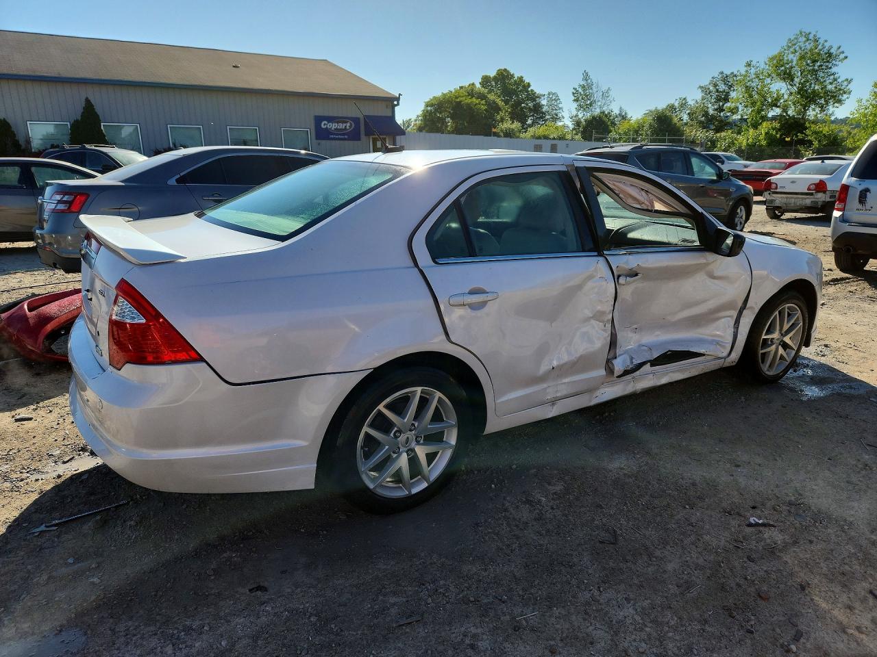 2010 Ford Fusion Sel Белый vin: 3FAHP0JGXAR344792