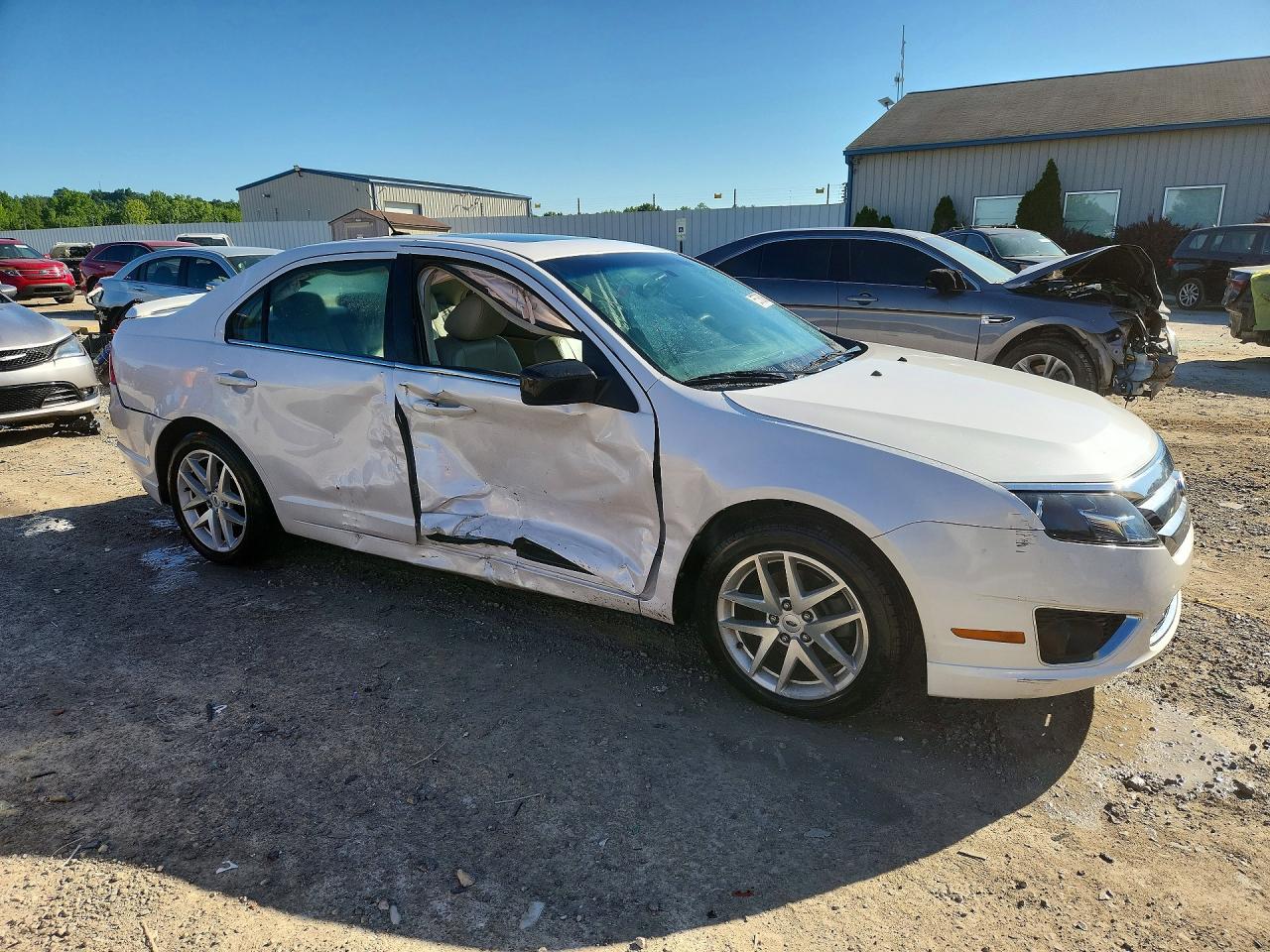 2010 Ford Fusion Sel Белый vin: 3FAHP0JGXAR344792