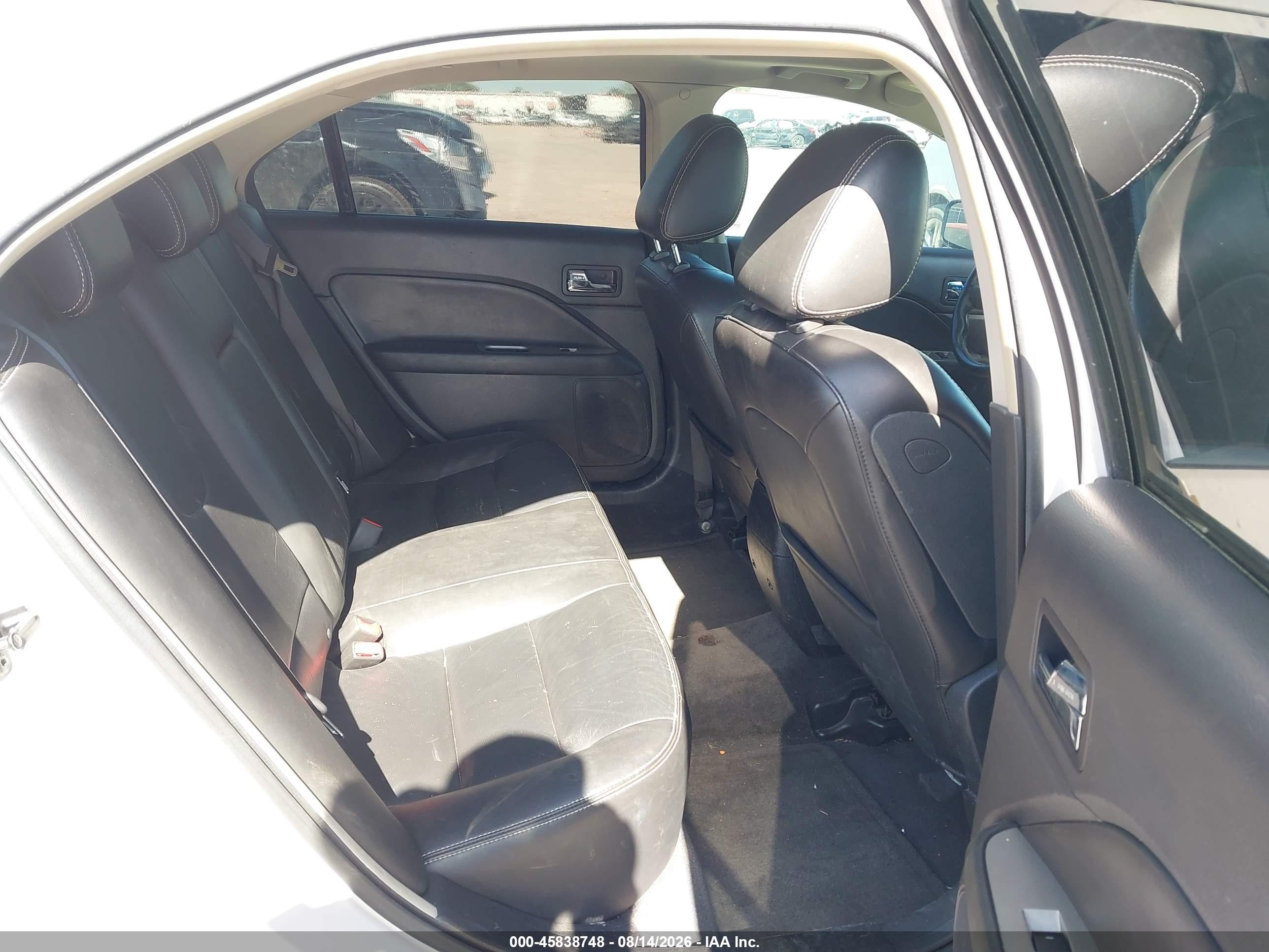 2010 Ford Fusion Sel White vin: 3FAHP0JGXAR392681