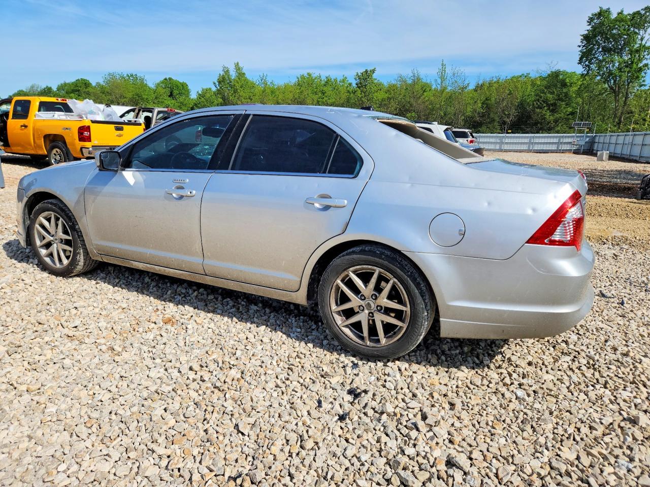 2011 Ford Fusion Sel Silver vin: 3FAHP0JGXBR312863