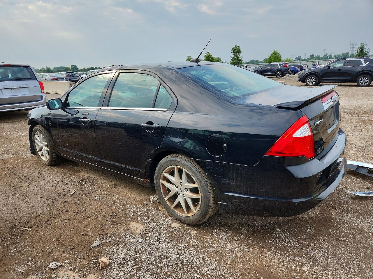 2012 Ford Fusion Sel Black vin: 3FAHP0JGXCR114785